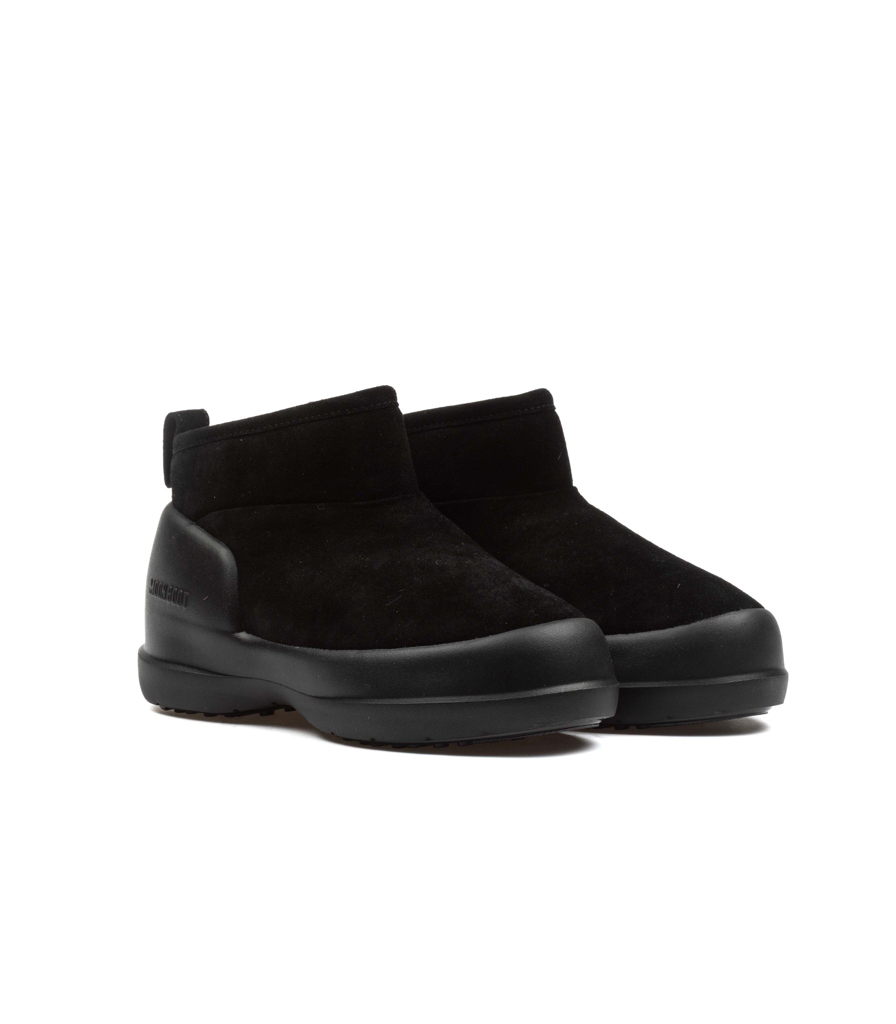 Moon Boot Mezzaluna Low Boot Suede Black Donna