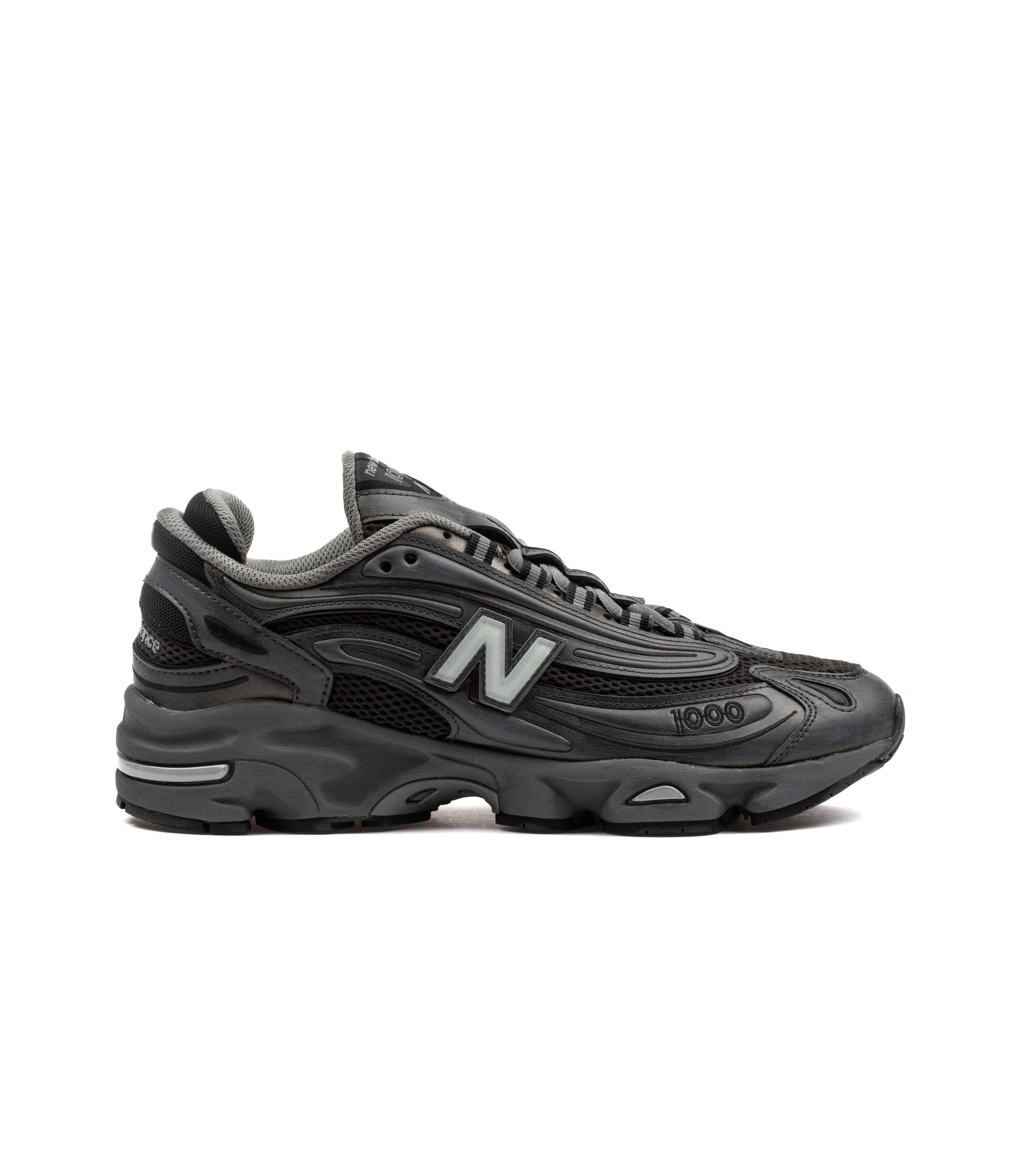 New Balance M1000f Black Metallic Syntetic Mesh