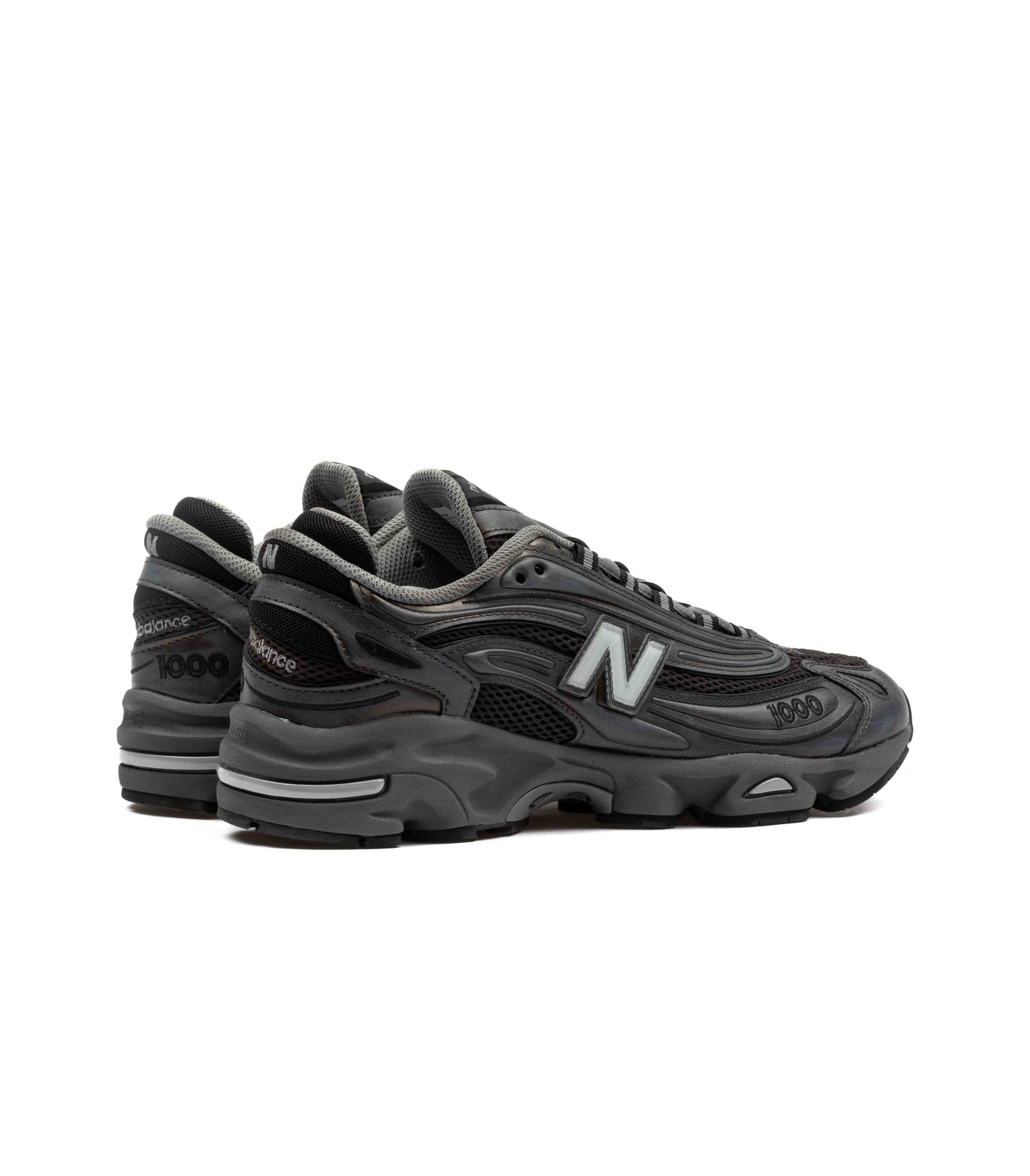 New Balance M1000f Black Metallic Syntetic Mesh