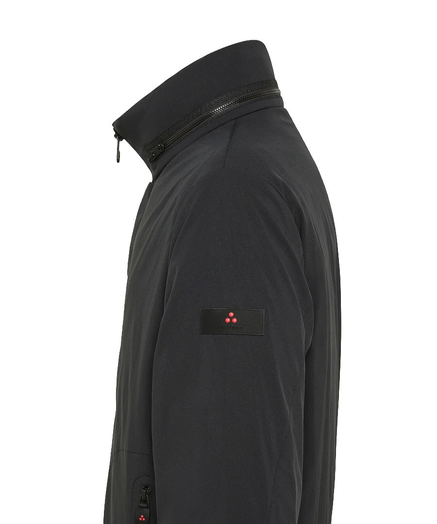 Peuterey Giacca Lunga Tecnica Peebles Nero Uomo