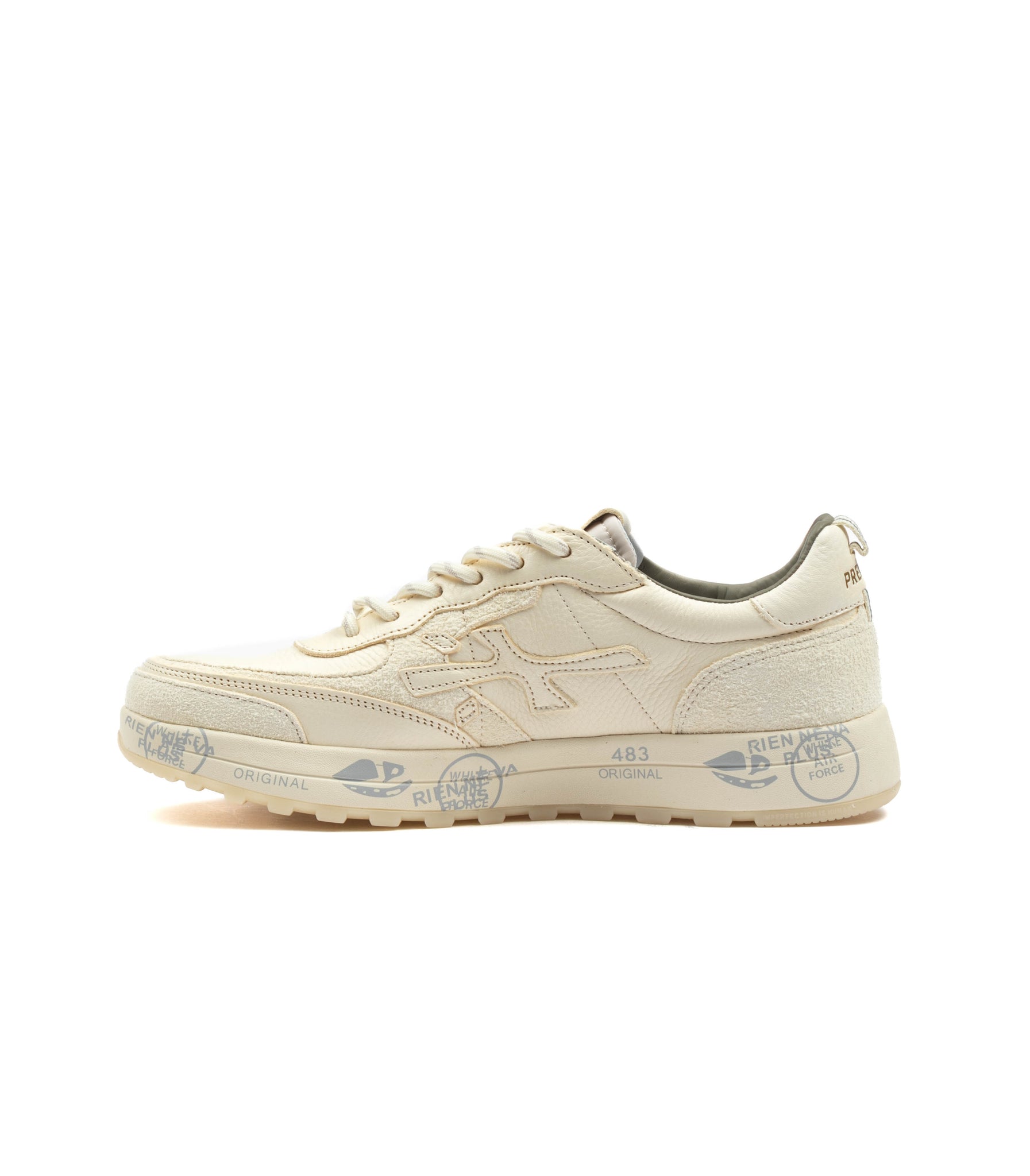 Premiata Nous 7733 Crema Pelle Premium Uomo