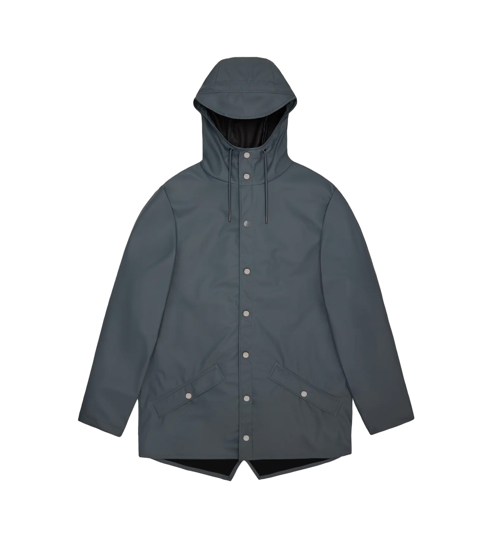 Giacca Rains  Impermeabile Bottoni Grigio