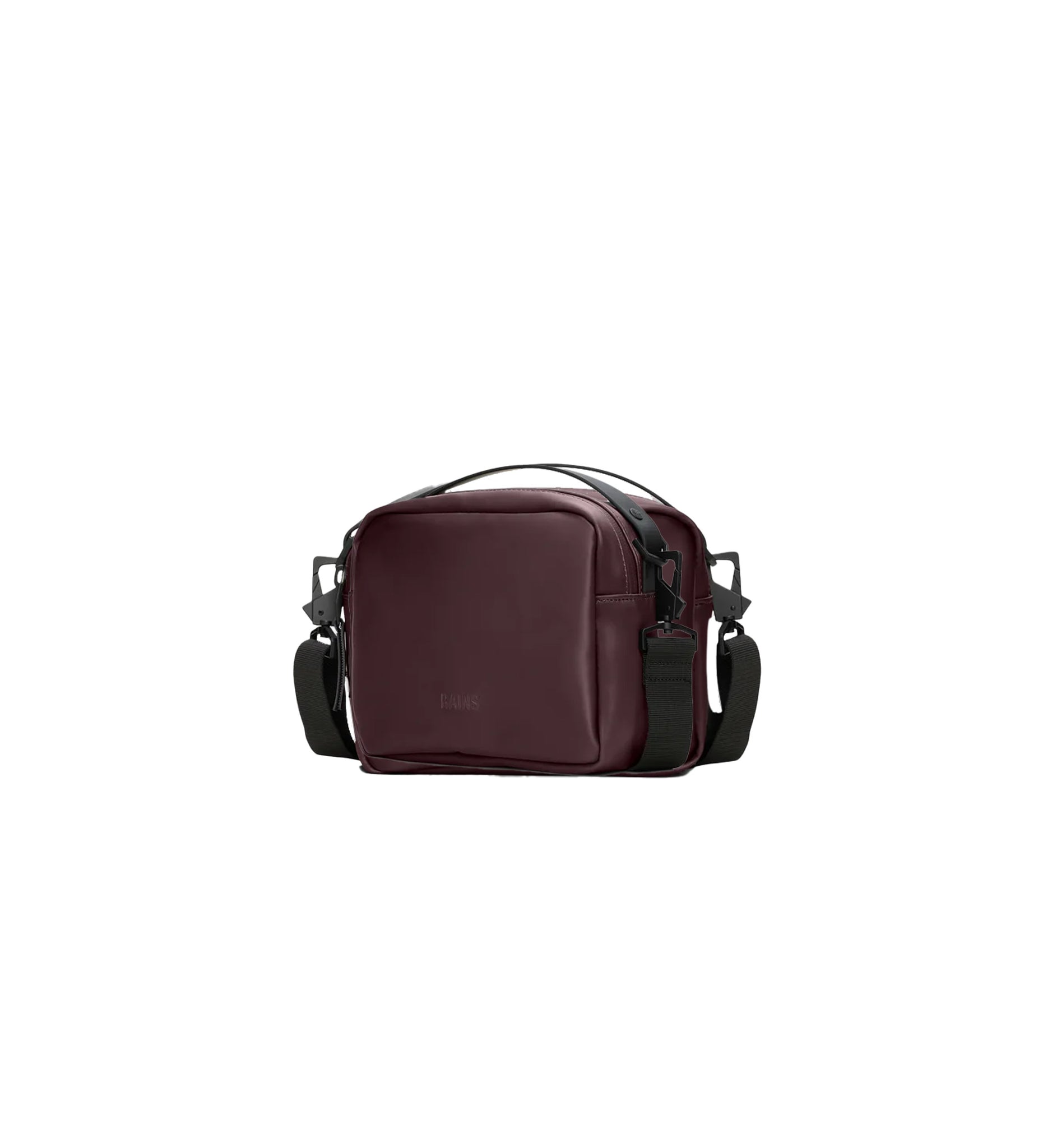 Rains Box Bag Bordeau