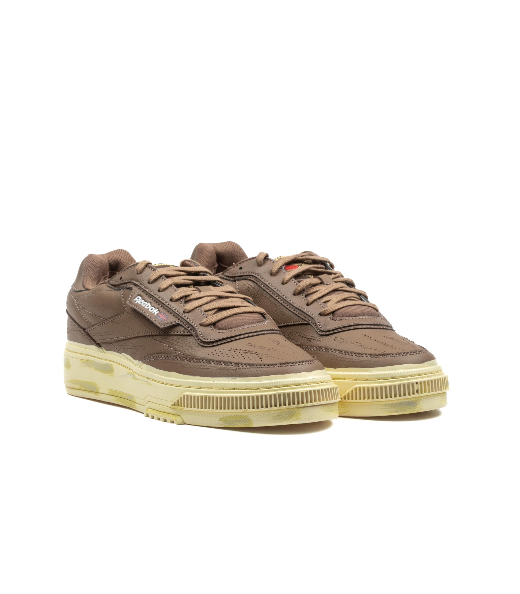 Reebok Club C Ltd Painted Brown