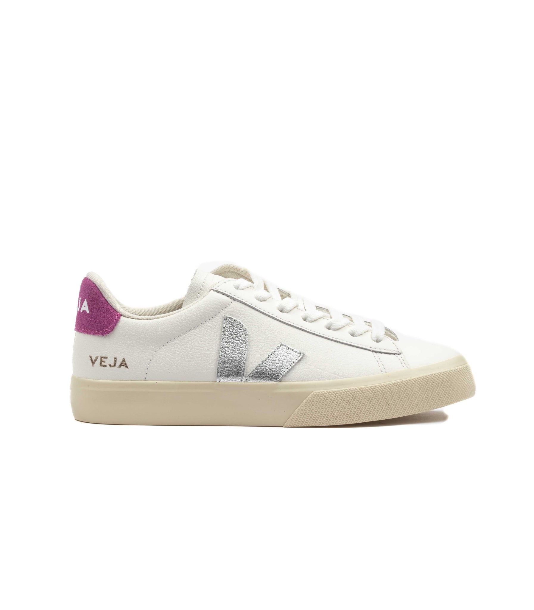 Veja Chromefree Leather Extra Bianco Argento