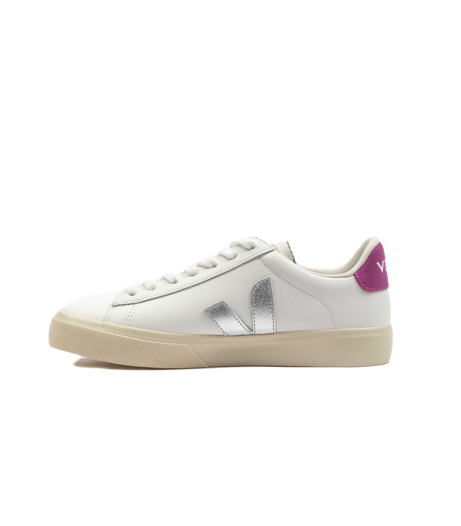 Veja Chromefree Leather Extra Bianco Argento