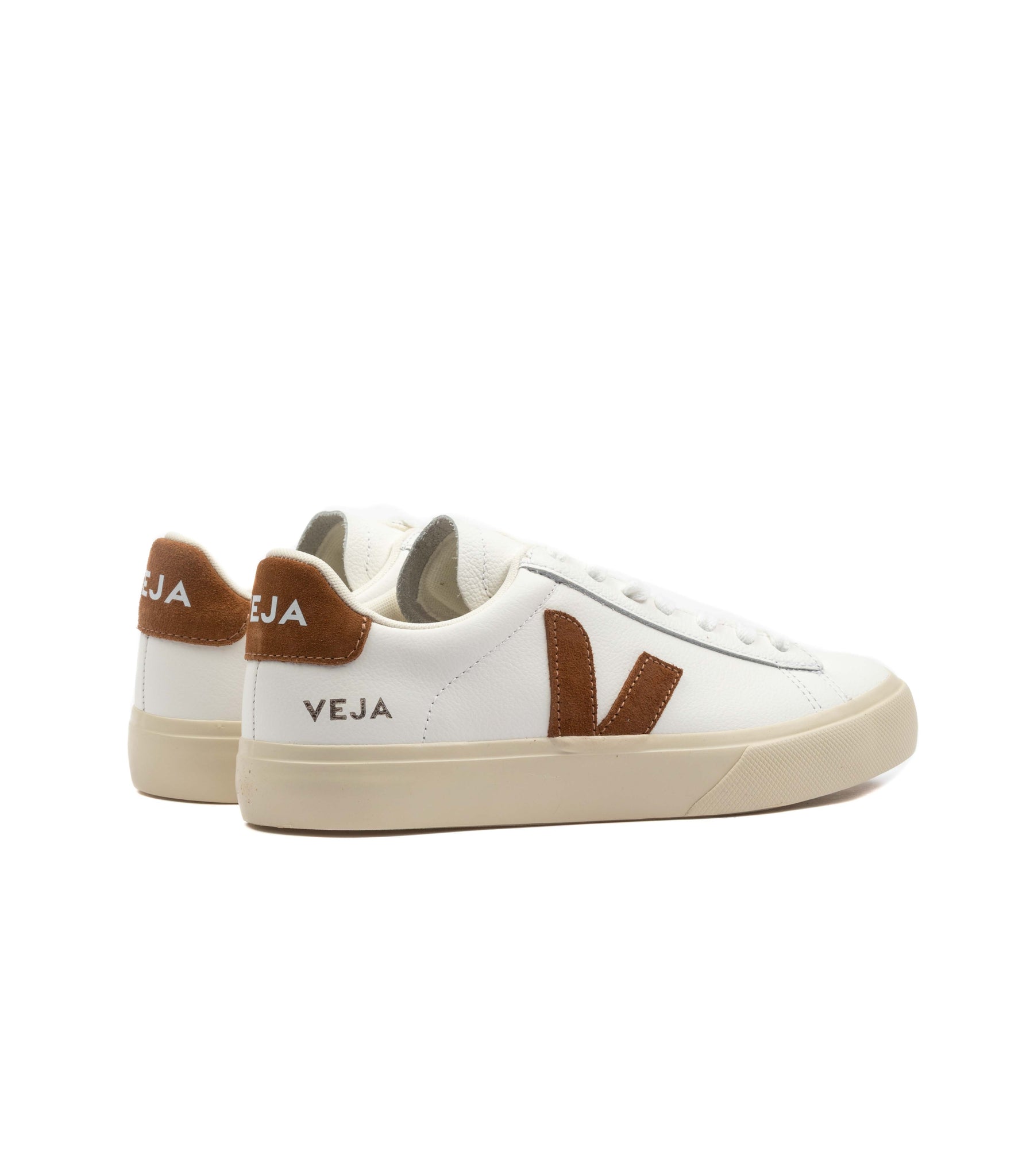 Veja Chromefree Leather Extra Bianco Marrone Donna