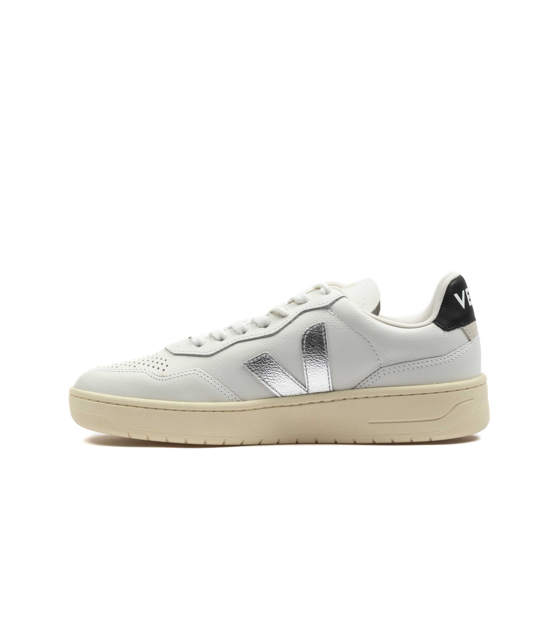 Veja V-90 Bianco Argento Donna