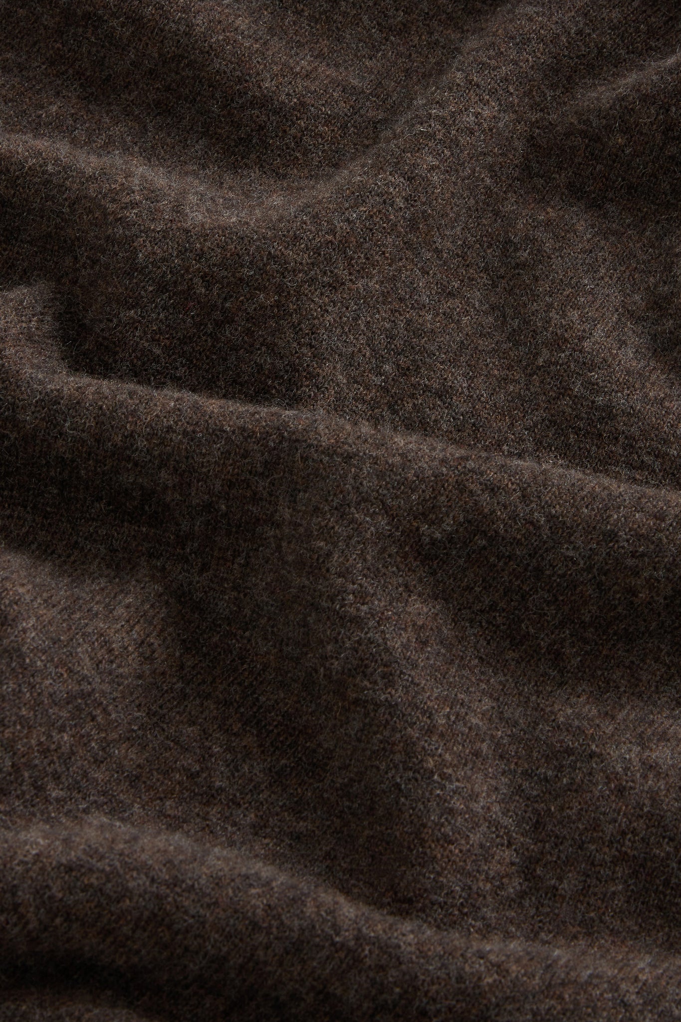Woolrich Lambswool Crewneck Marrone Uomo