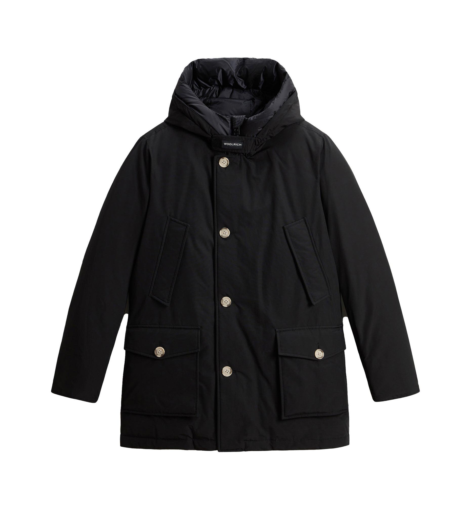 Woolrich Arctic Parka In Ramar Cloth Nero