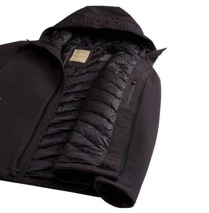 Woolrich Soft Shell Pacific Jacket Nero Uomo