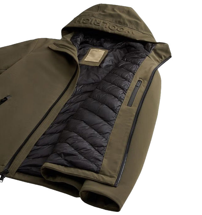 Woolrich Soft Shell Pacific Jacket Verde Uomo