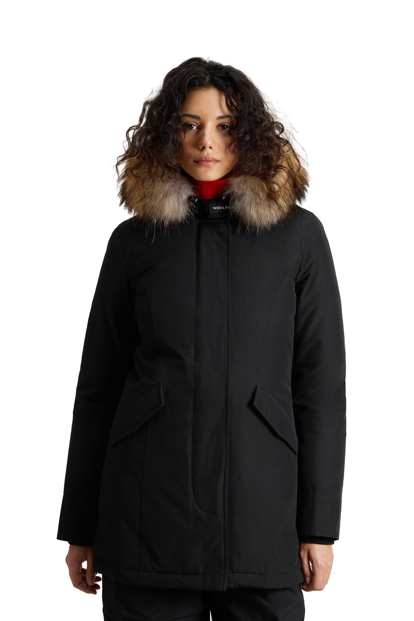 Woolrich Arctic Raccoon Parka Nero Donna