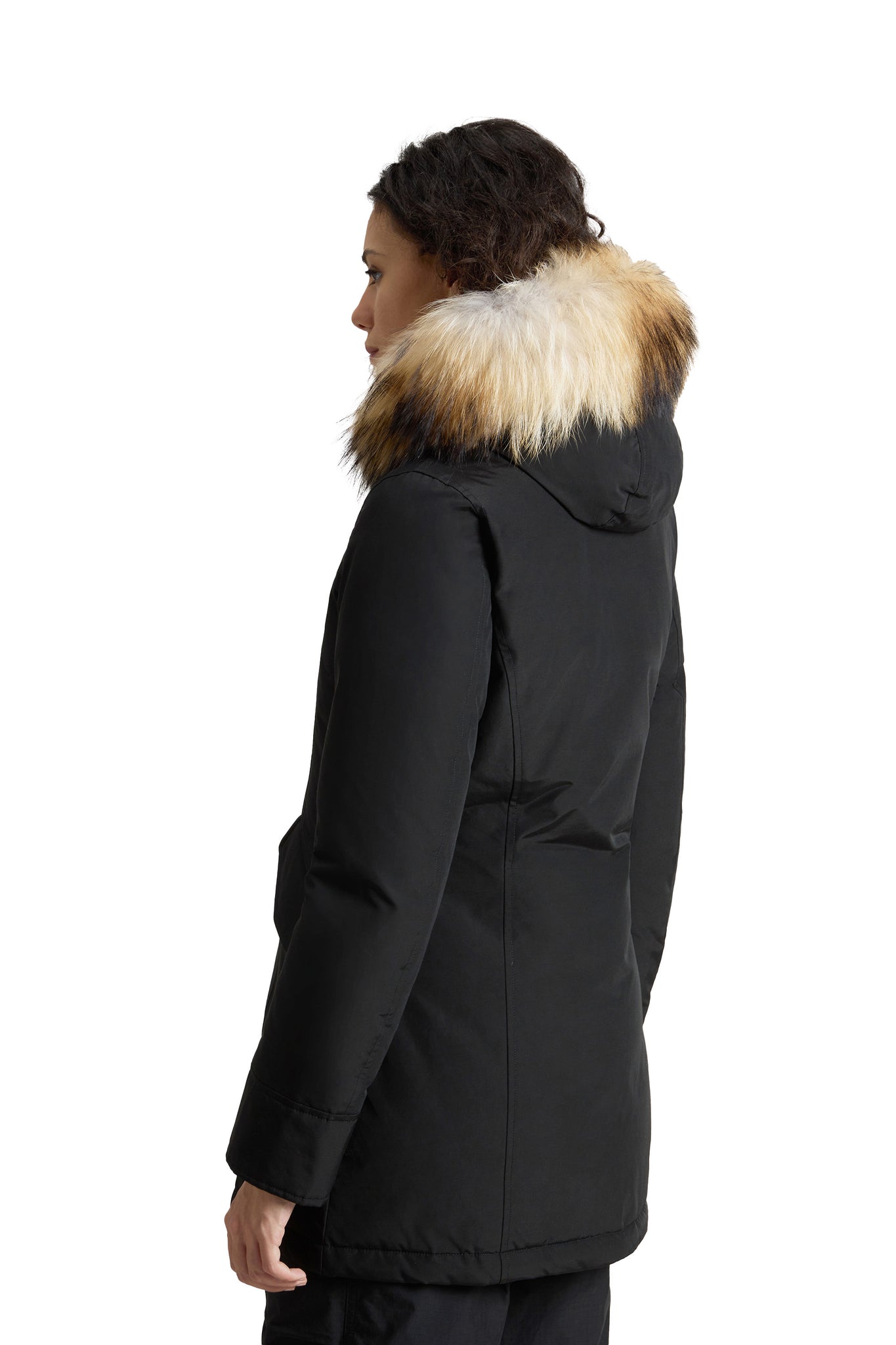Woolrich Arctic Raccoon Parka Nero Donna