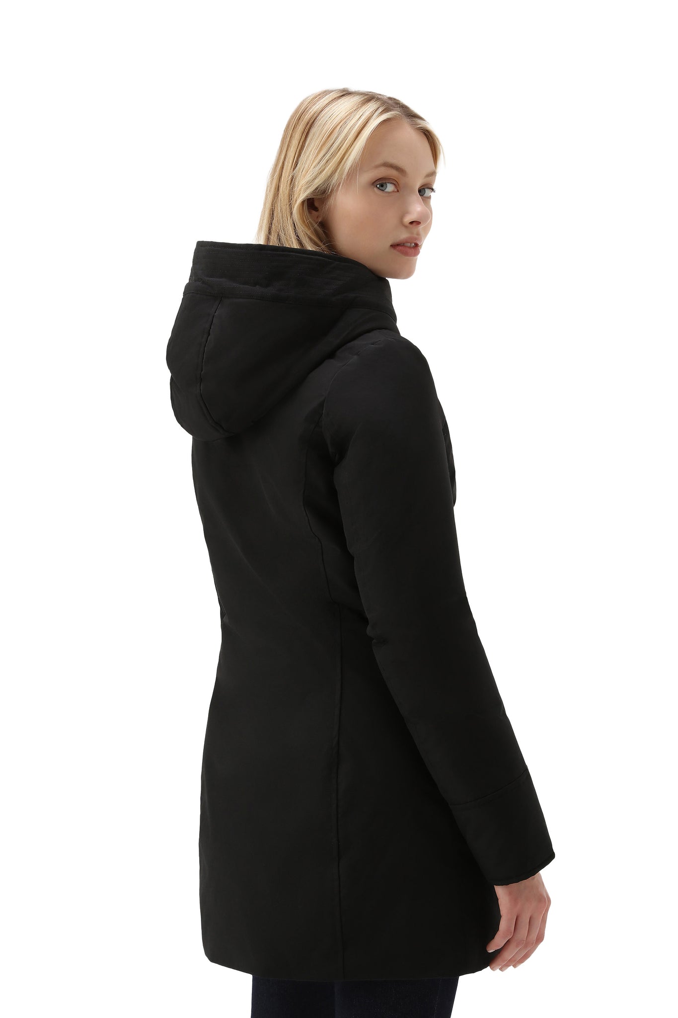 Woolrich Boulder Faux Fur Parka Nero Donna
