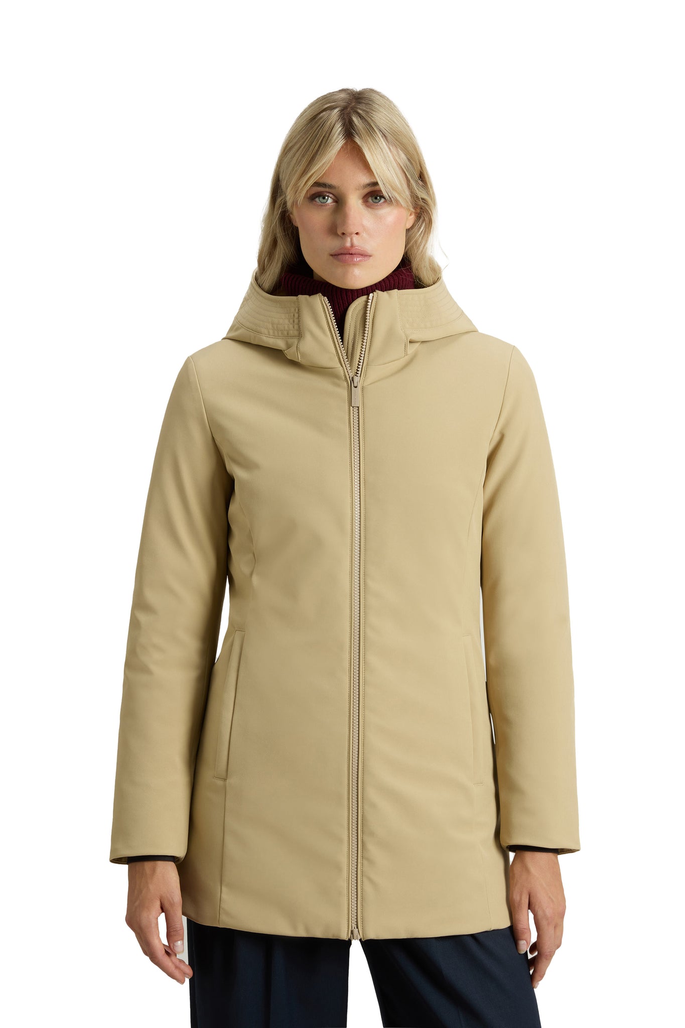 Woolrich New Firth Down Parka Latte Donna