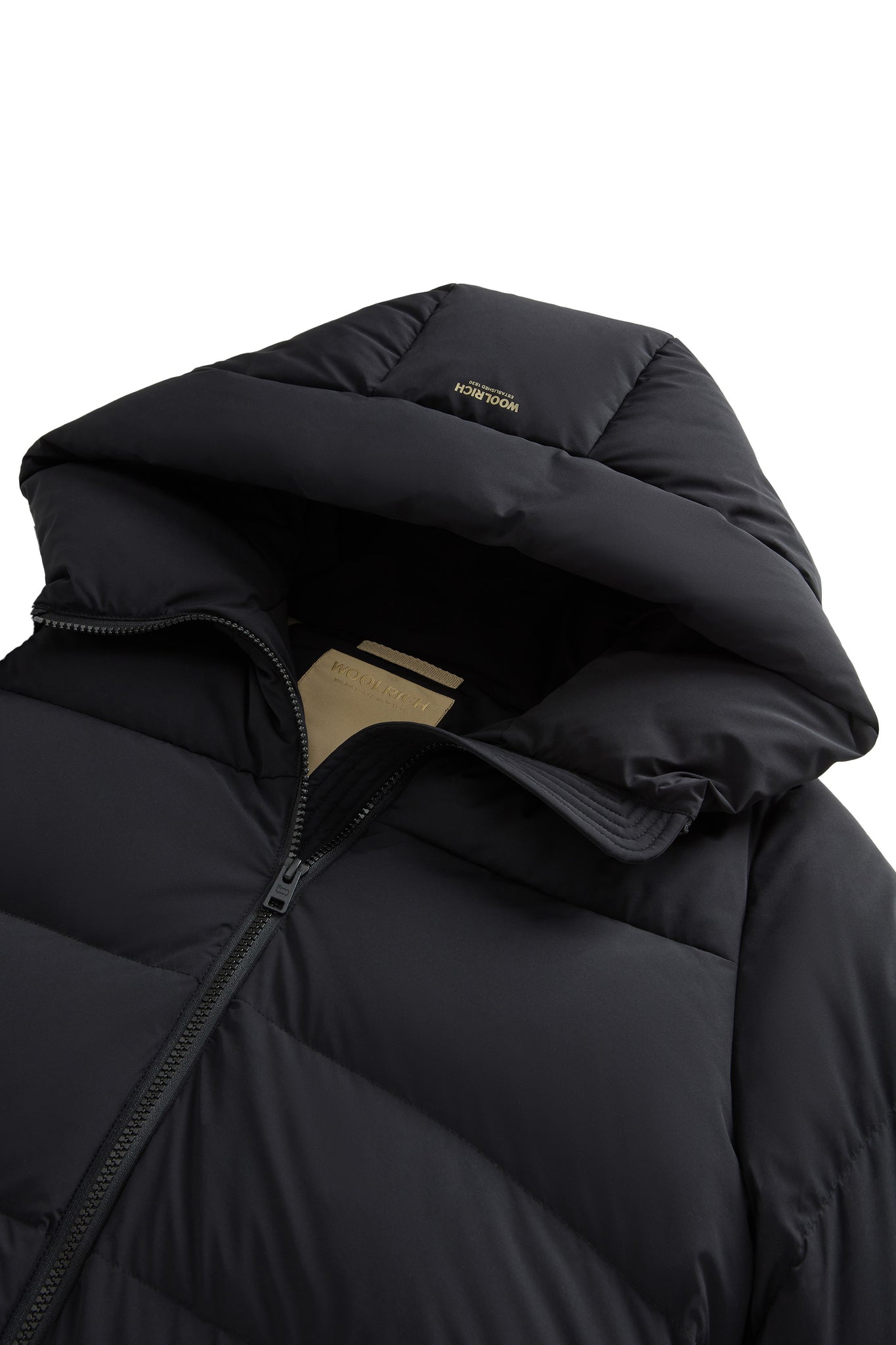 Woolrich Cloud Madison Coat Nero Donna