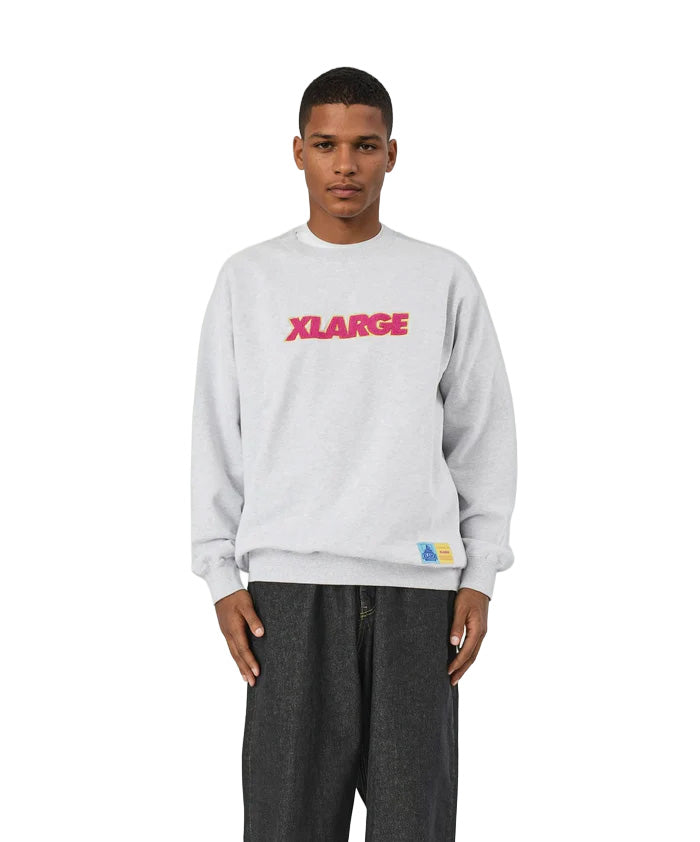 Xlarge Standard Logo Crewneck Sweatshirt Grigio