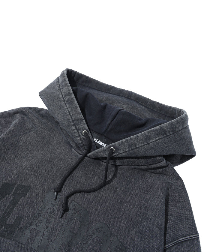 Xlarge Dyed Collage Logo Hoodie Nero
