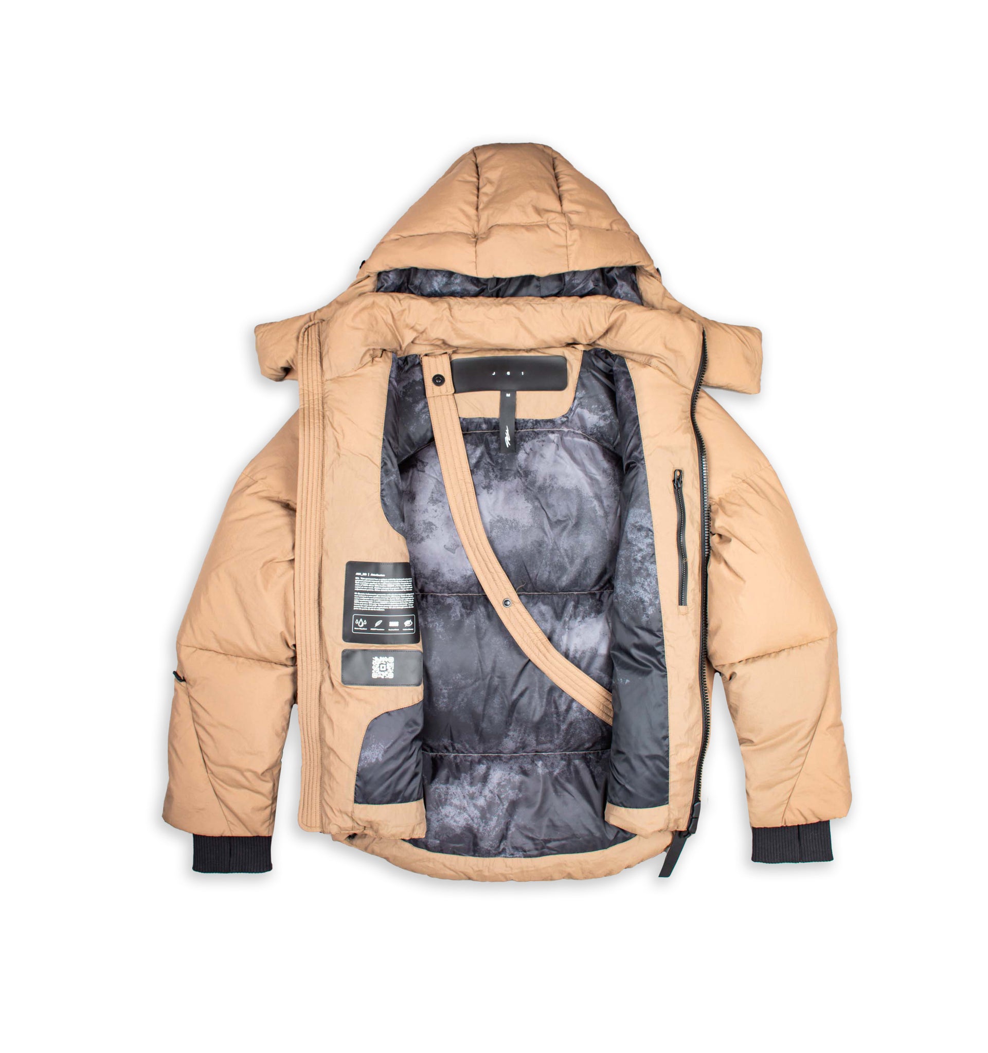 Piumino Jg1 Tech Jgm01 Marrone Uomo