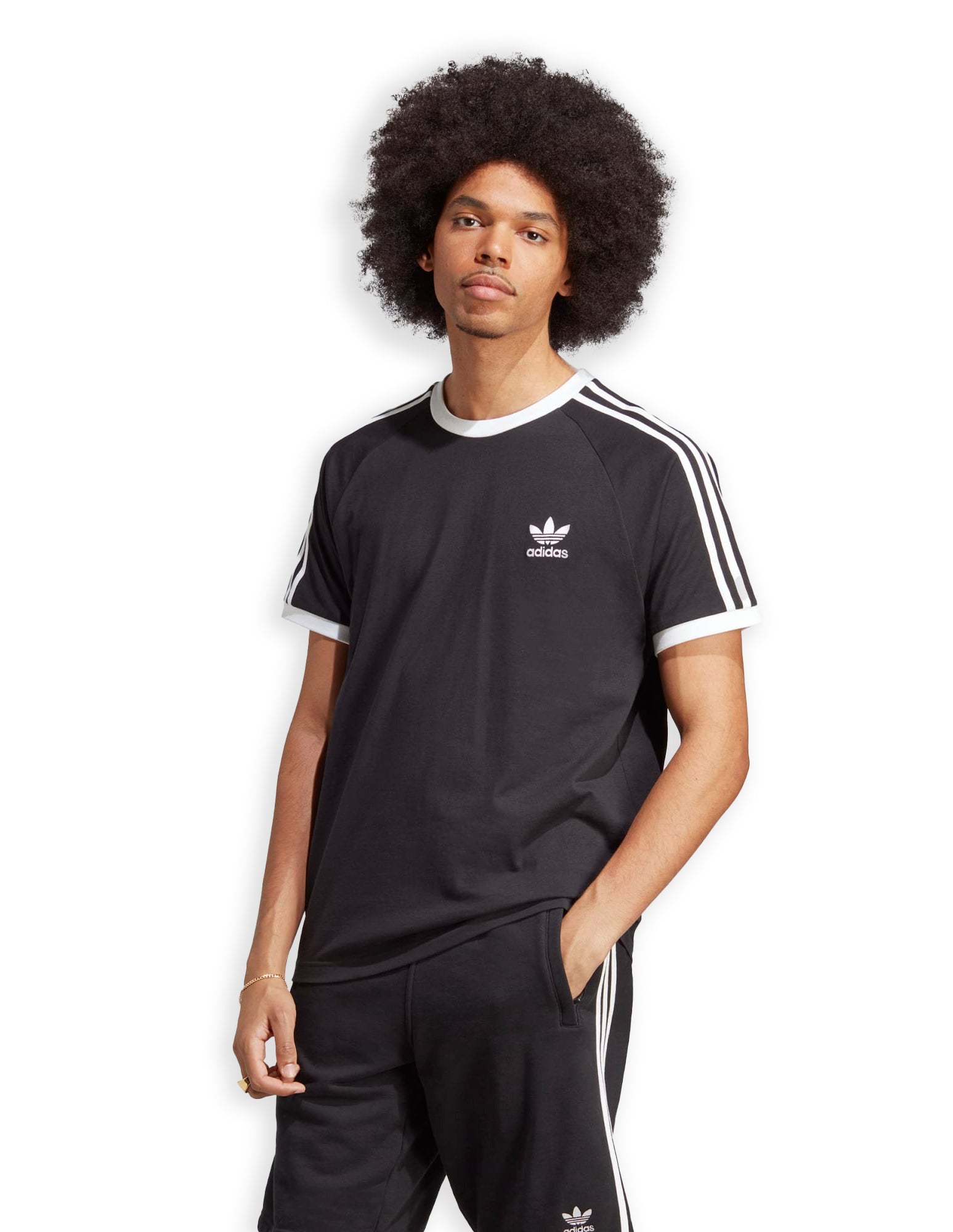 T-Shirt Adidas 3-Stripes Tee Black