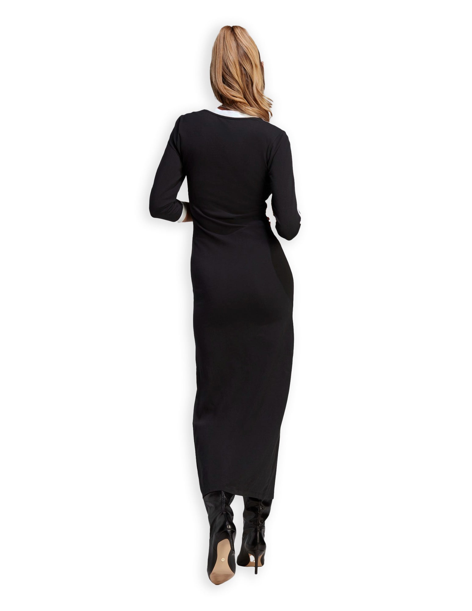 Adidas Maxi Dress V Black Donna