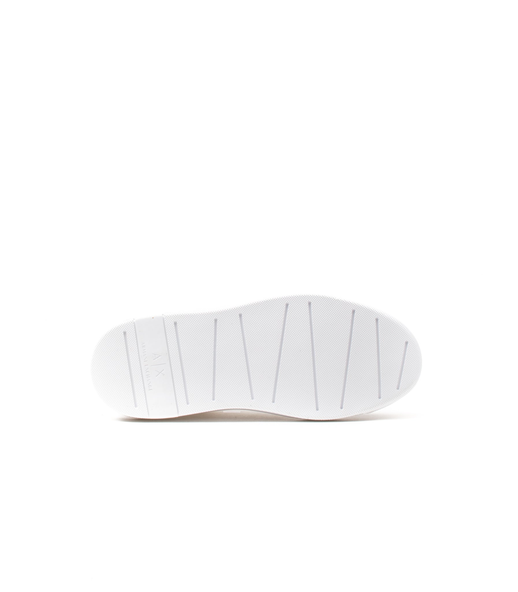 Armani X Man Leather Sneaker Bainco Uomo