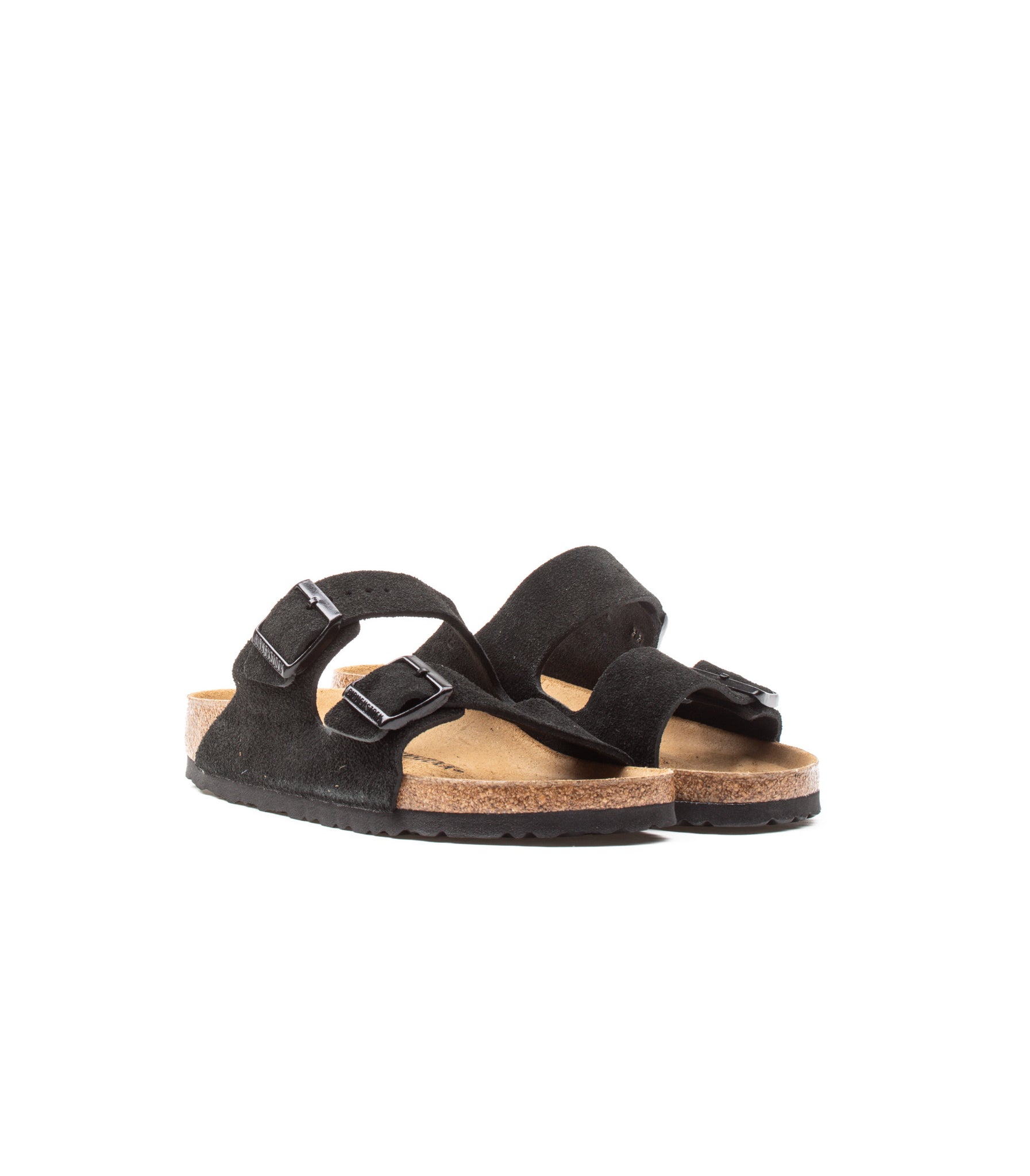 Brikenstock Arizona Black Suede Leather Unisex