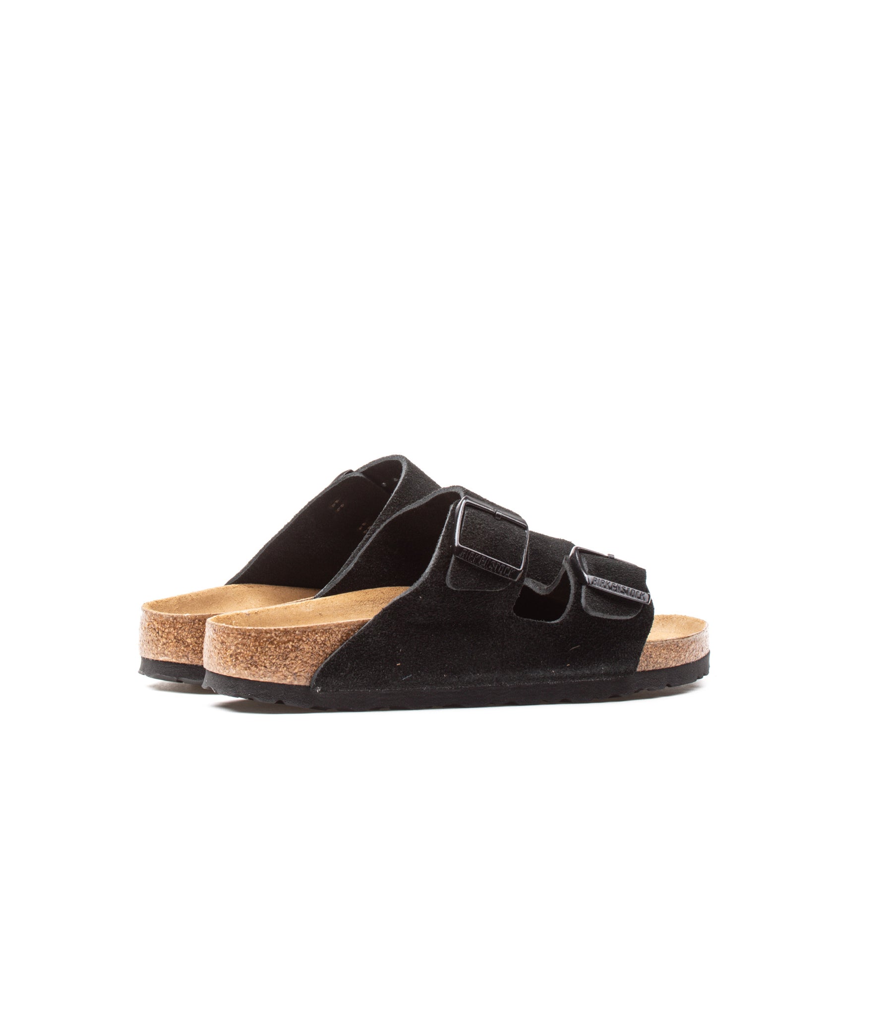 Brikenstock Arizona Black Suede Leather Unisex