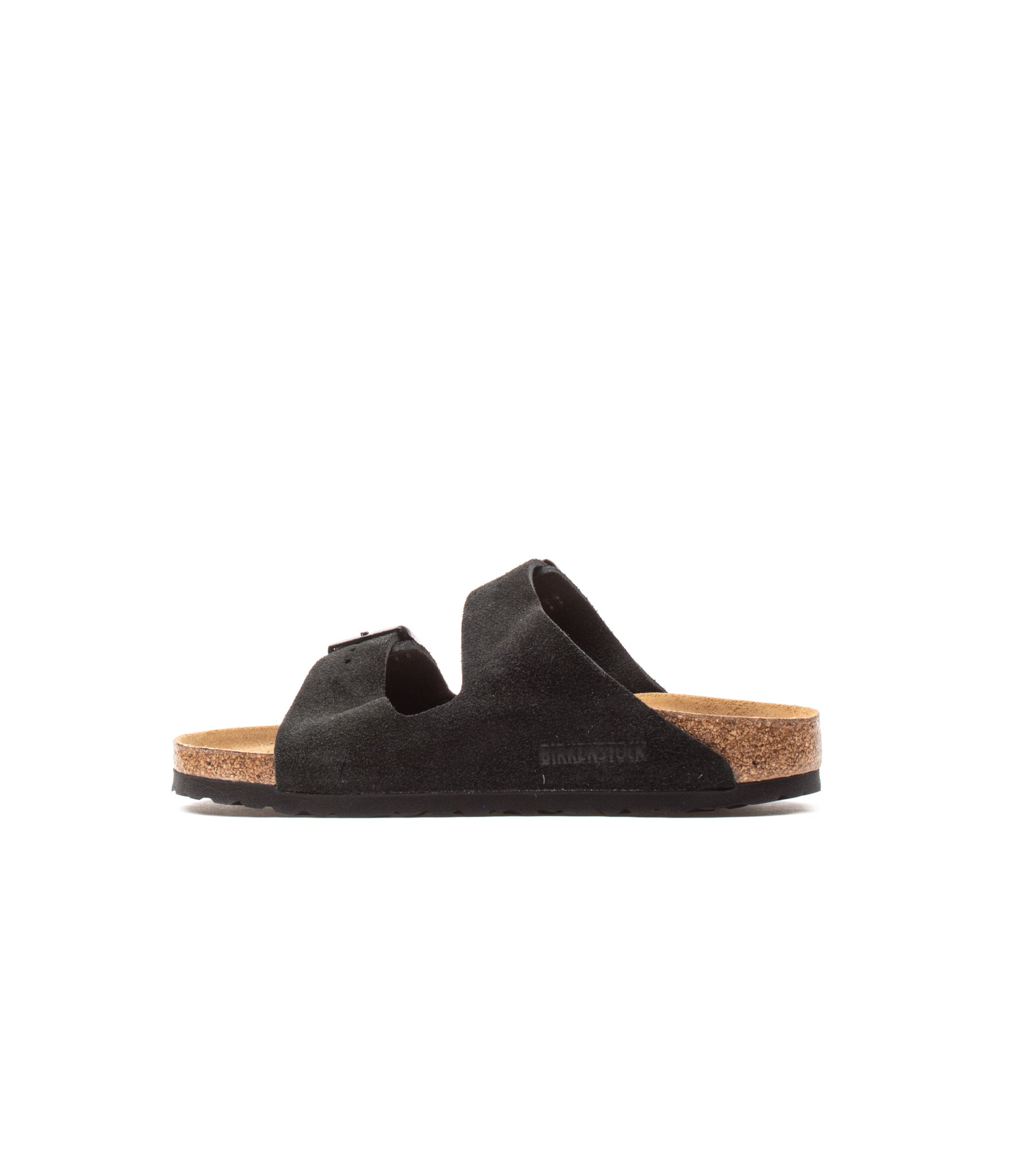 Brikenstock Arizona Black Suede Leather Unisex