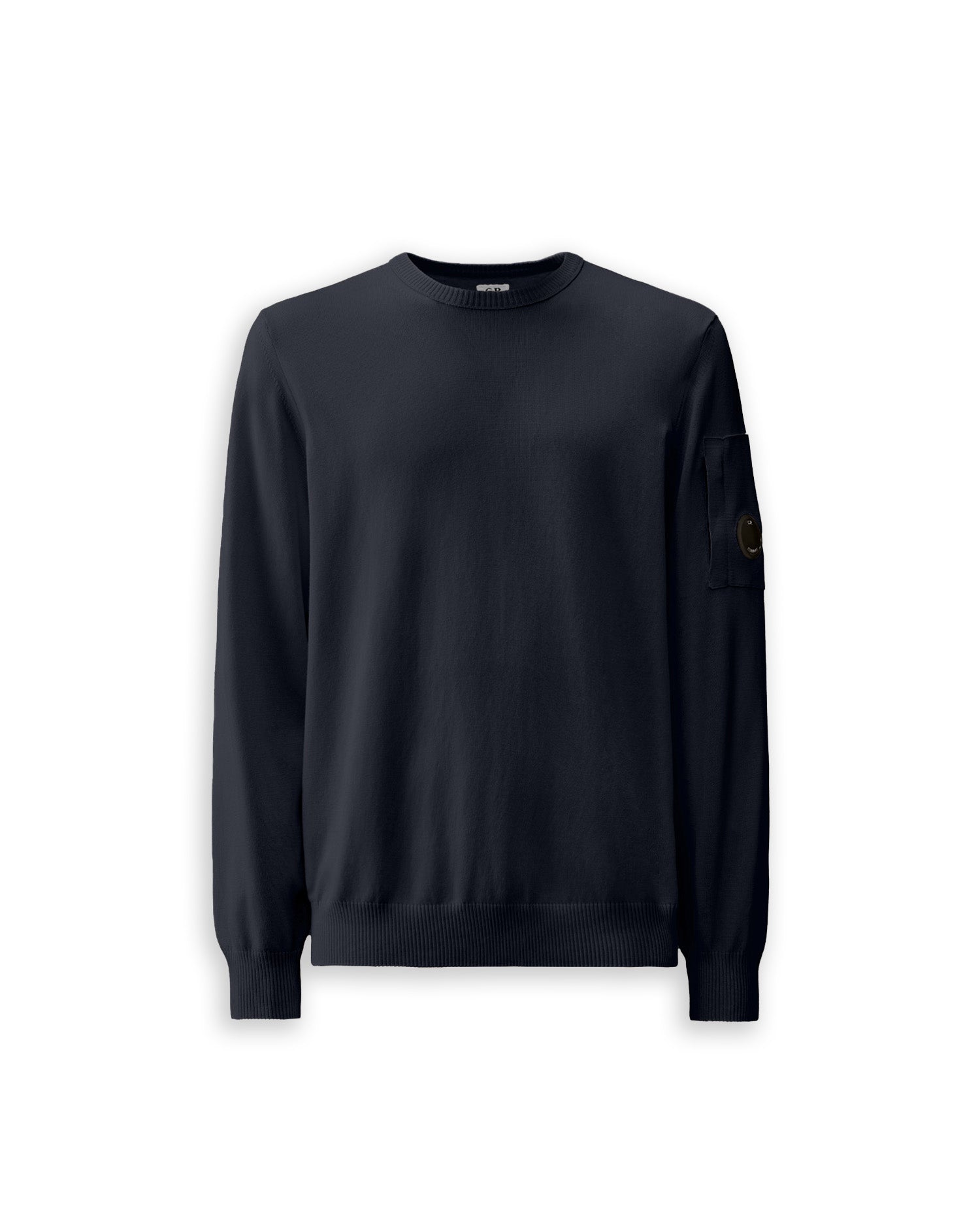 Maglia C.P. Company Cotton Crepe Knit Blu Uomo