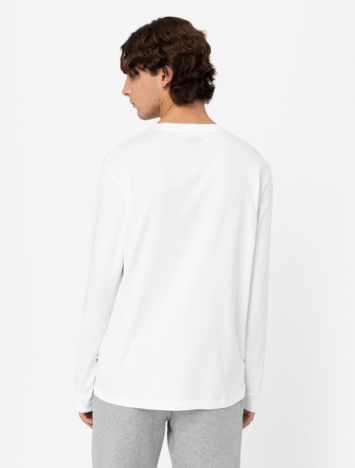 Dickies Ls Mapleton Tee Bianco