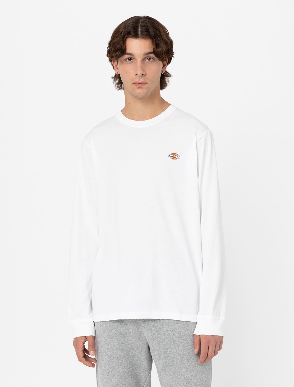 Dickies Ls Mapleton Tee Bianco