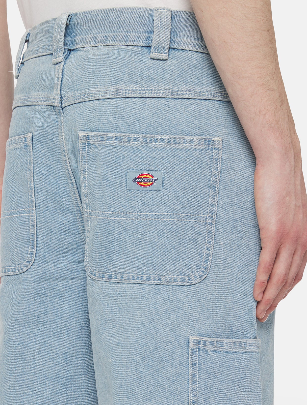 Pantaloni Corti Dickies Madison Denim Short Vintage Aged Blue