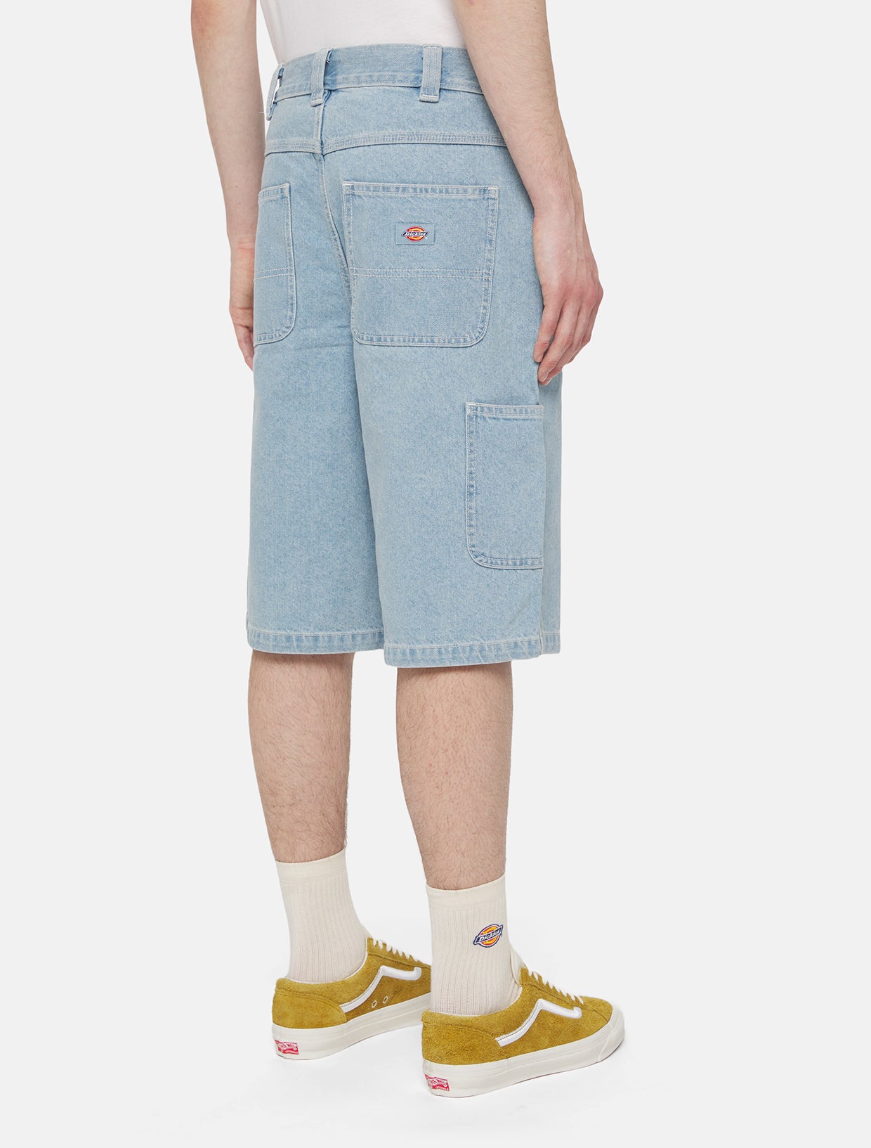 Pantaloni Corti Dickies Madison Denim Short Vintage Aged Blue