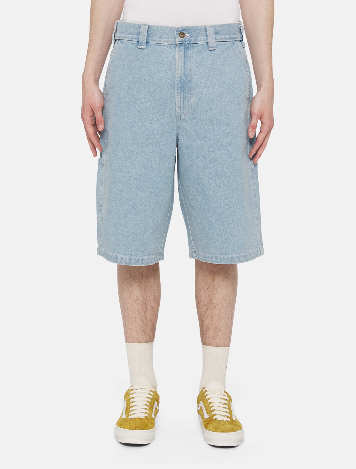 Pantaloni Corti Dickies Madison Denim Short Vintage Aged Blue