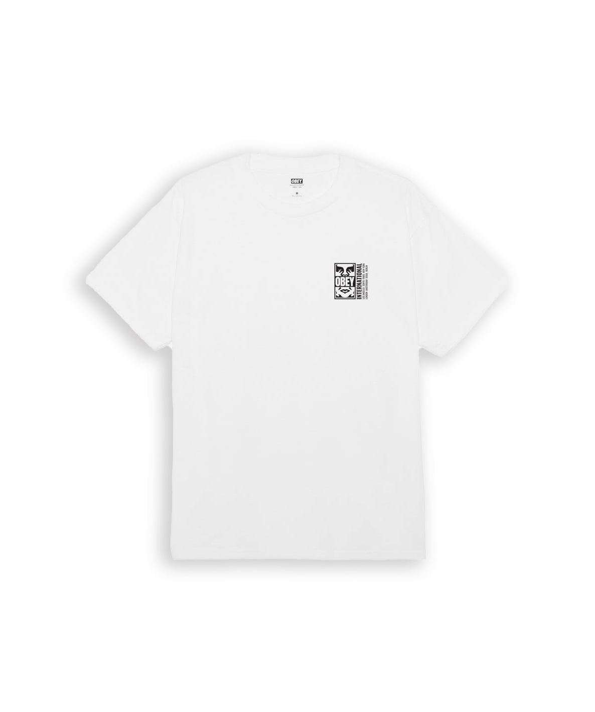 Obey Icon Split T-Shirt Bianca