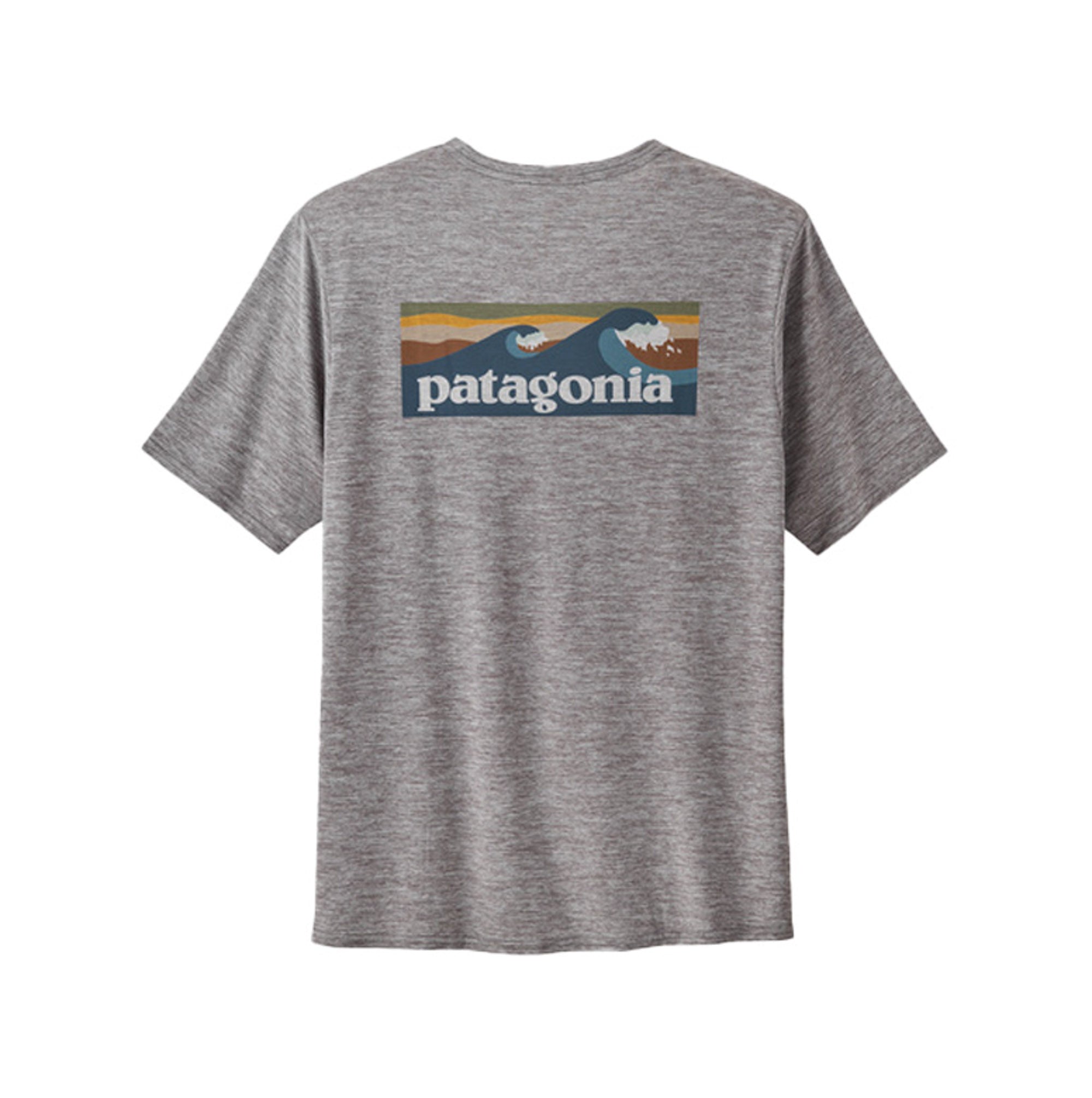 T-Shirt Patagonia Men'S Cap Cool Daily Waters Grigio