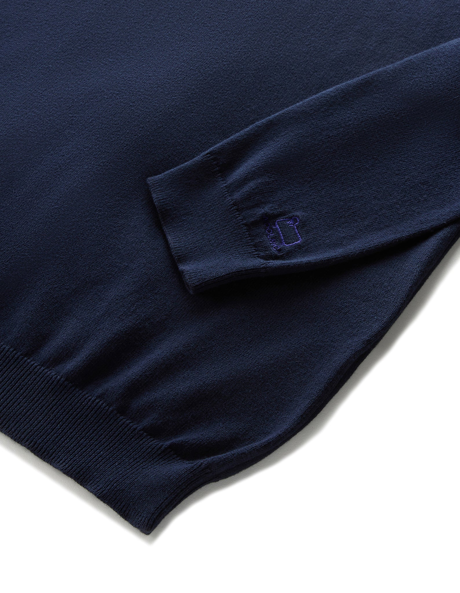 Maglia Woolrich Logo Crewneck Blu Uomo