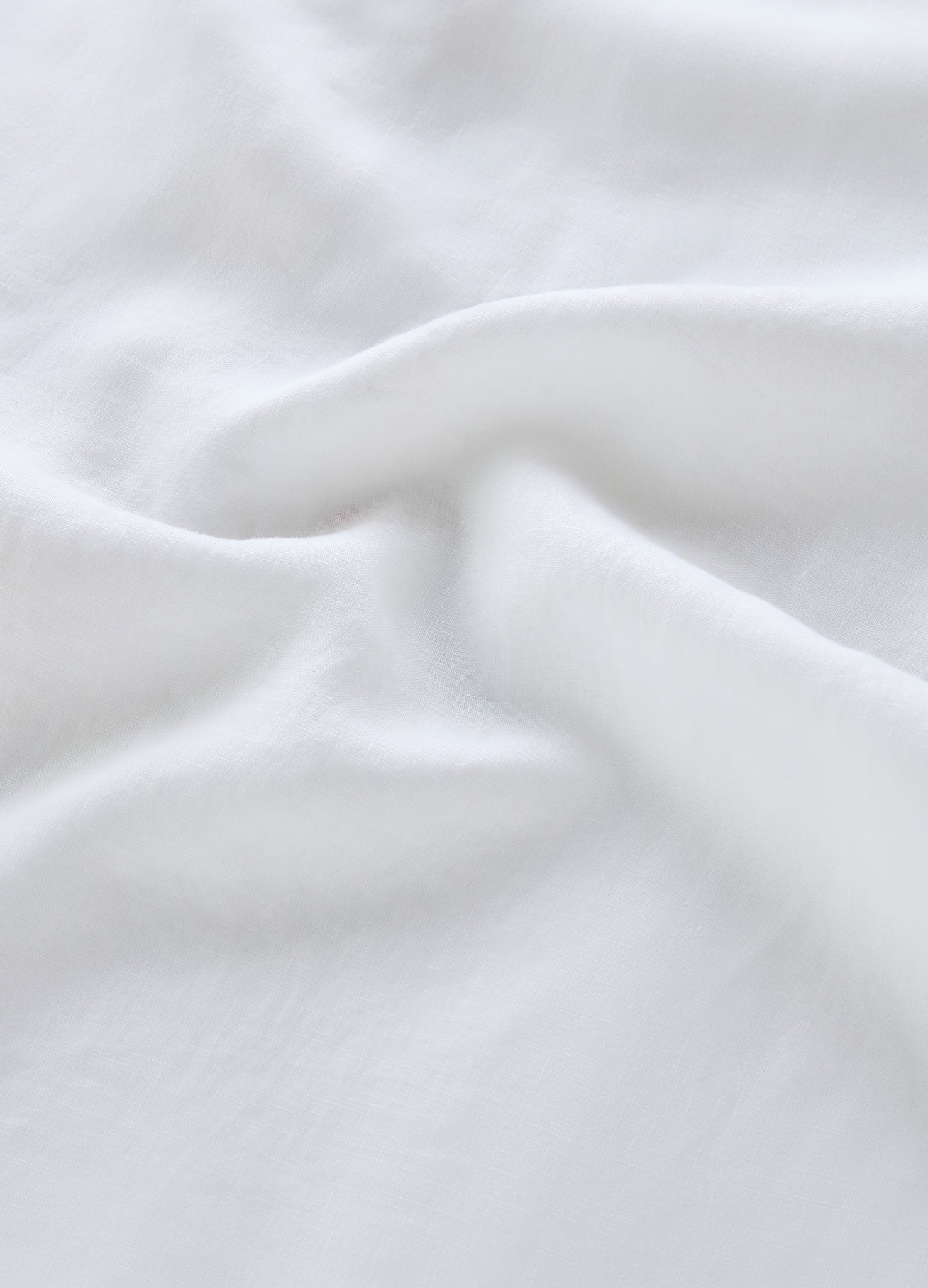 Camicia Woolrich  Lino Linen Shirt Bianco Uomo