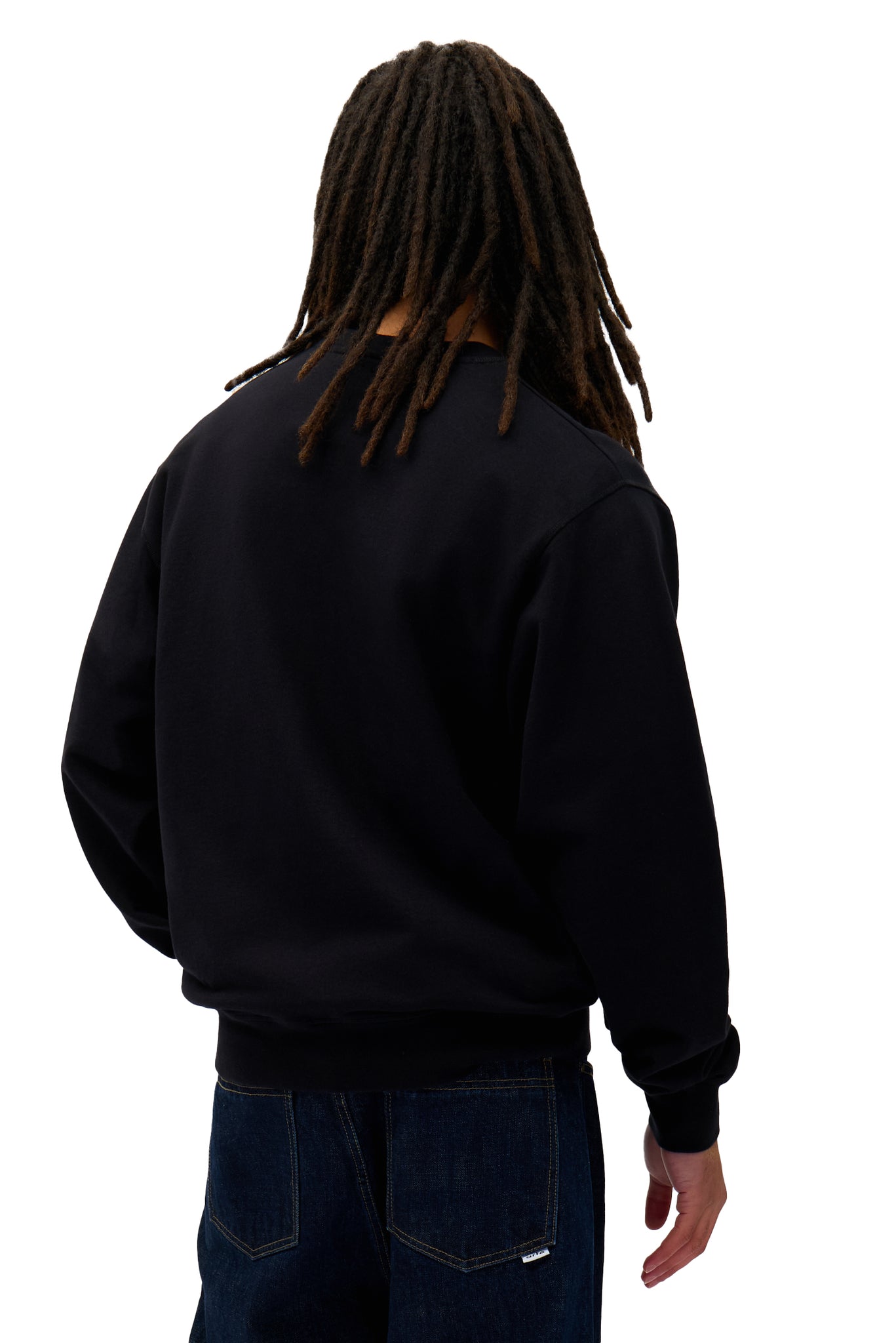 Felpa Girocollo Heart Crewneck Nera