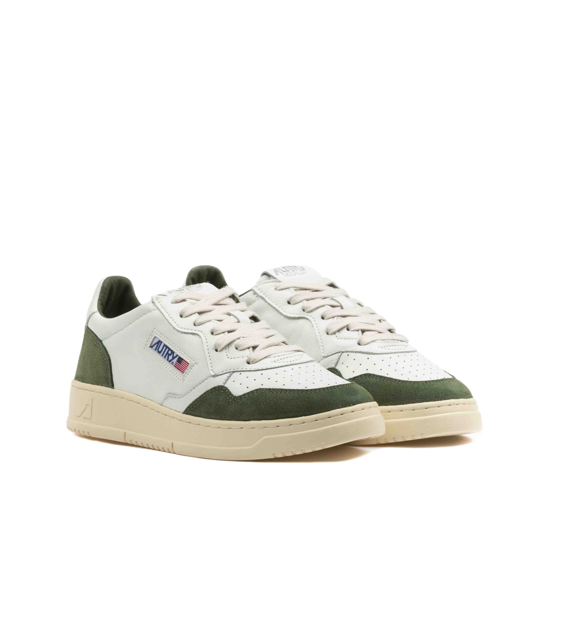 Autry Medalist Low Bianco Verde Uomo