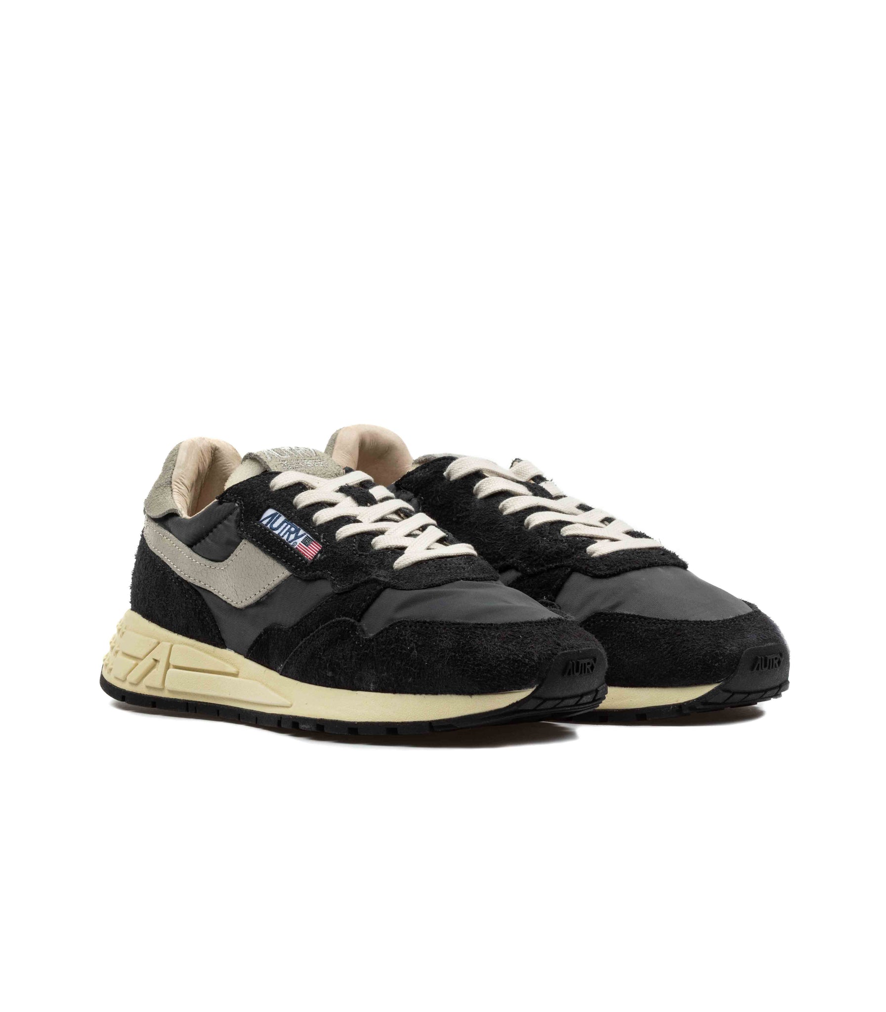 Autry Reelwind Low Man Nylon Black Uomo