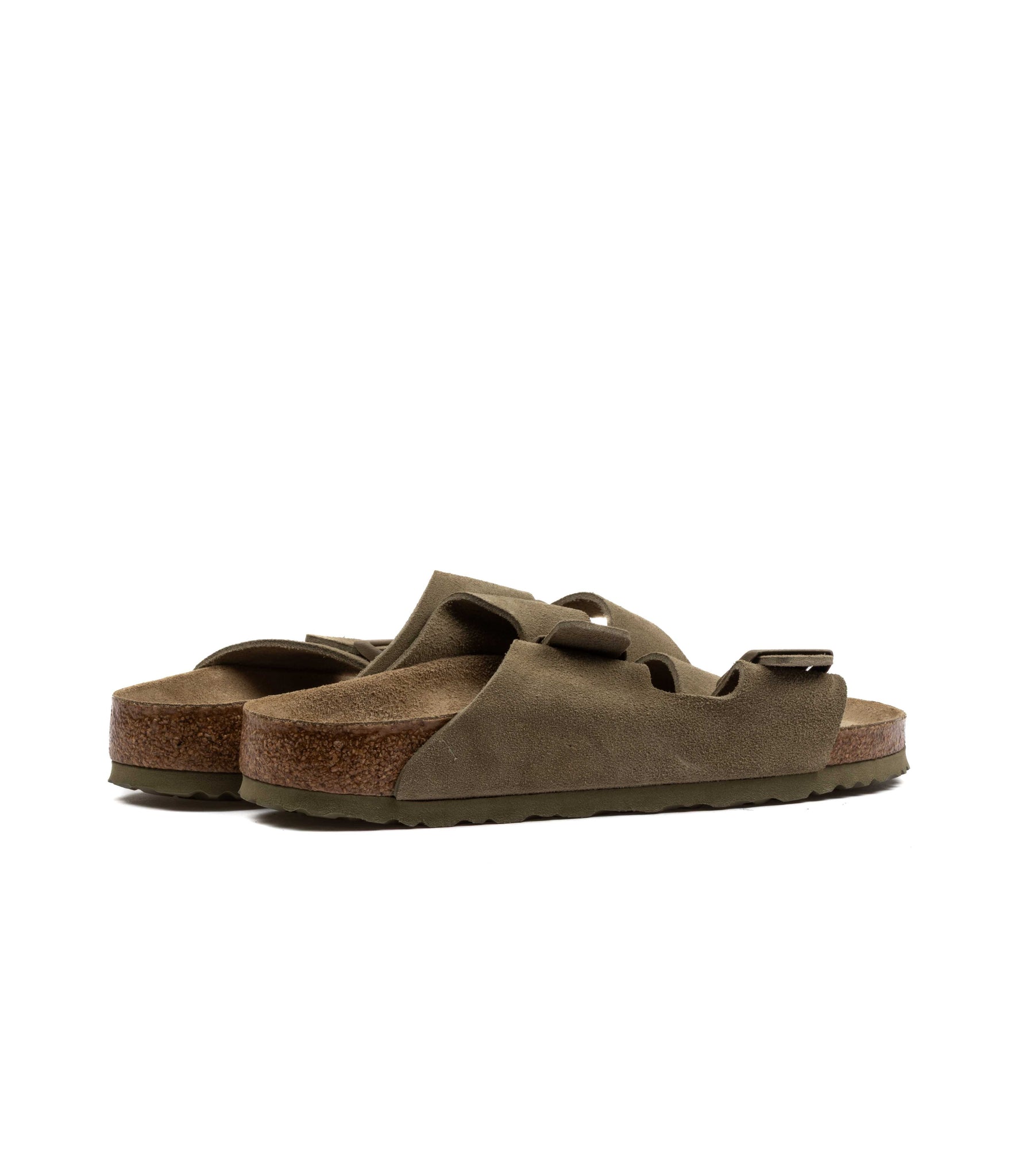 Birkenstock Arizona Pelle Suede Faded Khaki