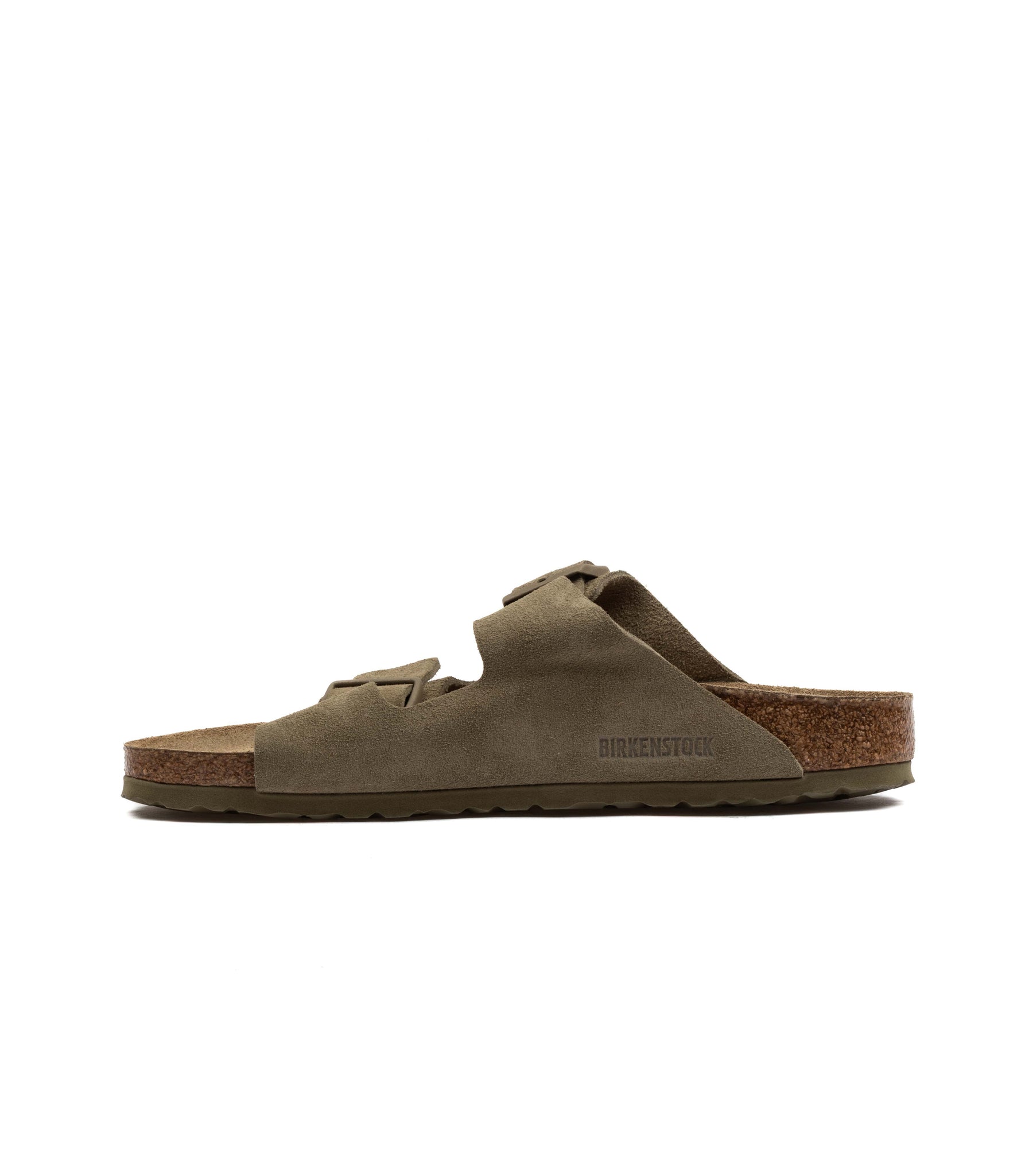 Birkenstock Arizona Pelle Suede Faded Khaki