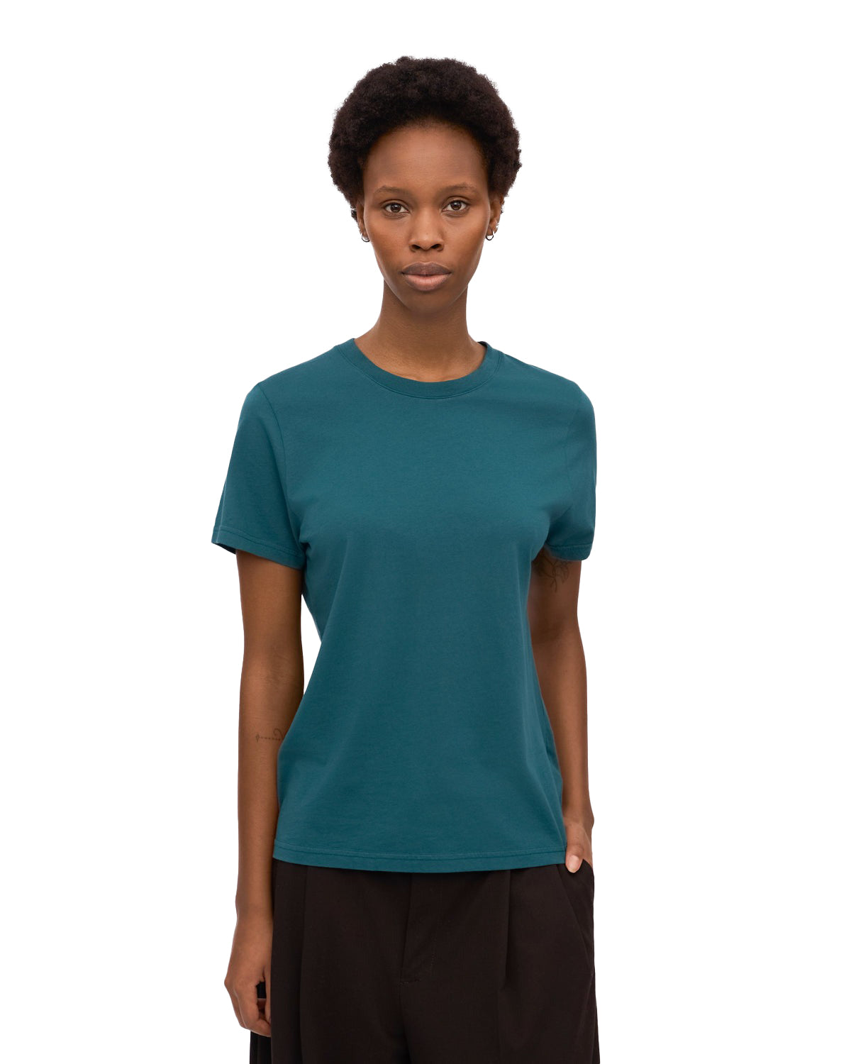 Organic Light T-Shirt Donna Ocean Green
