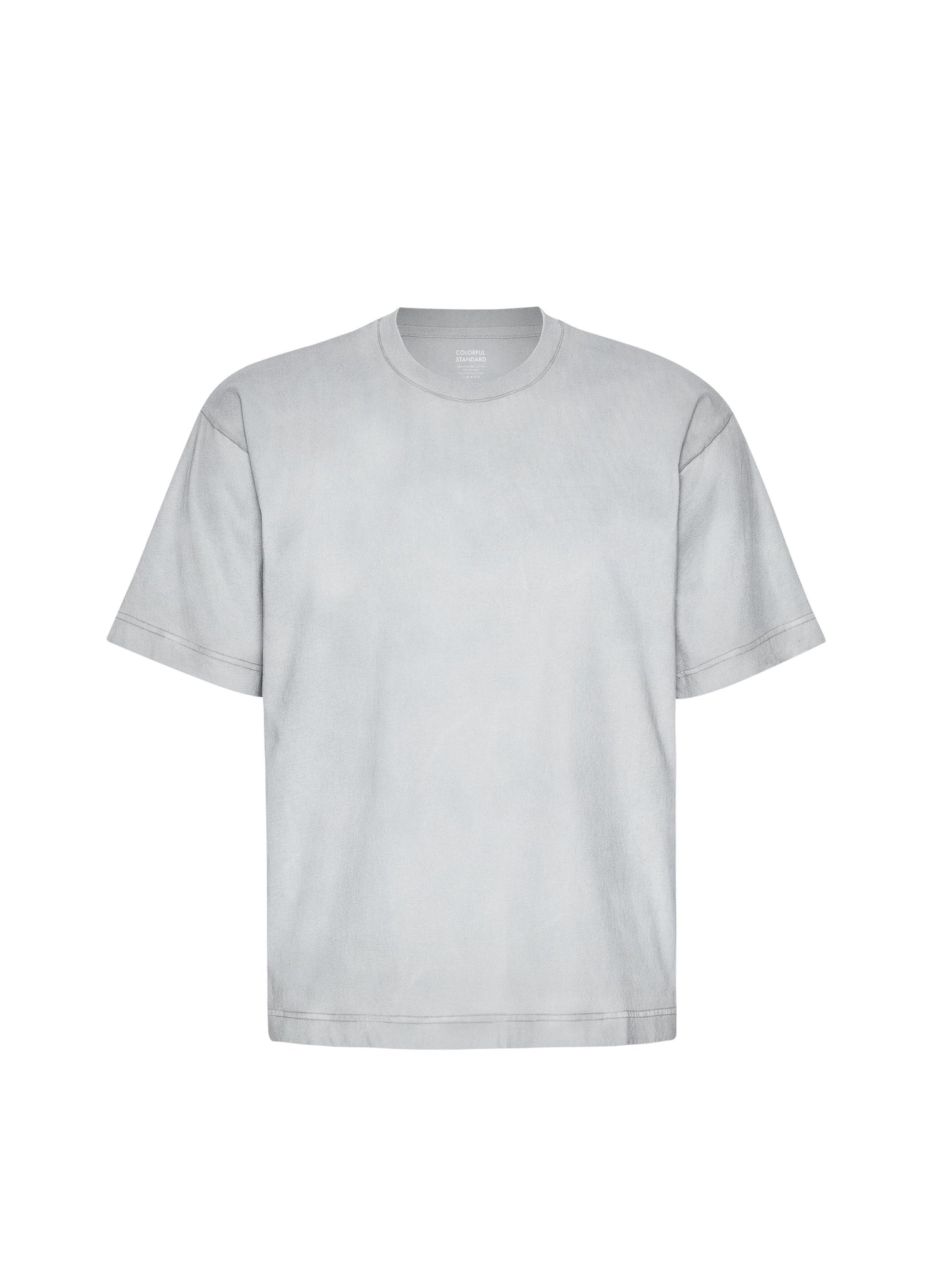 T-Shirt Oversize In Cotone Tintocapo Grigio