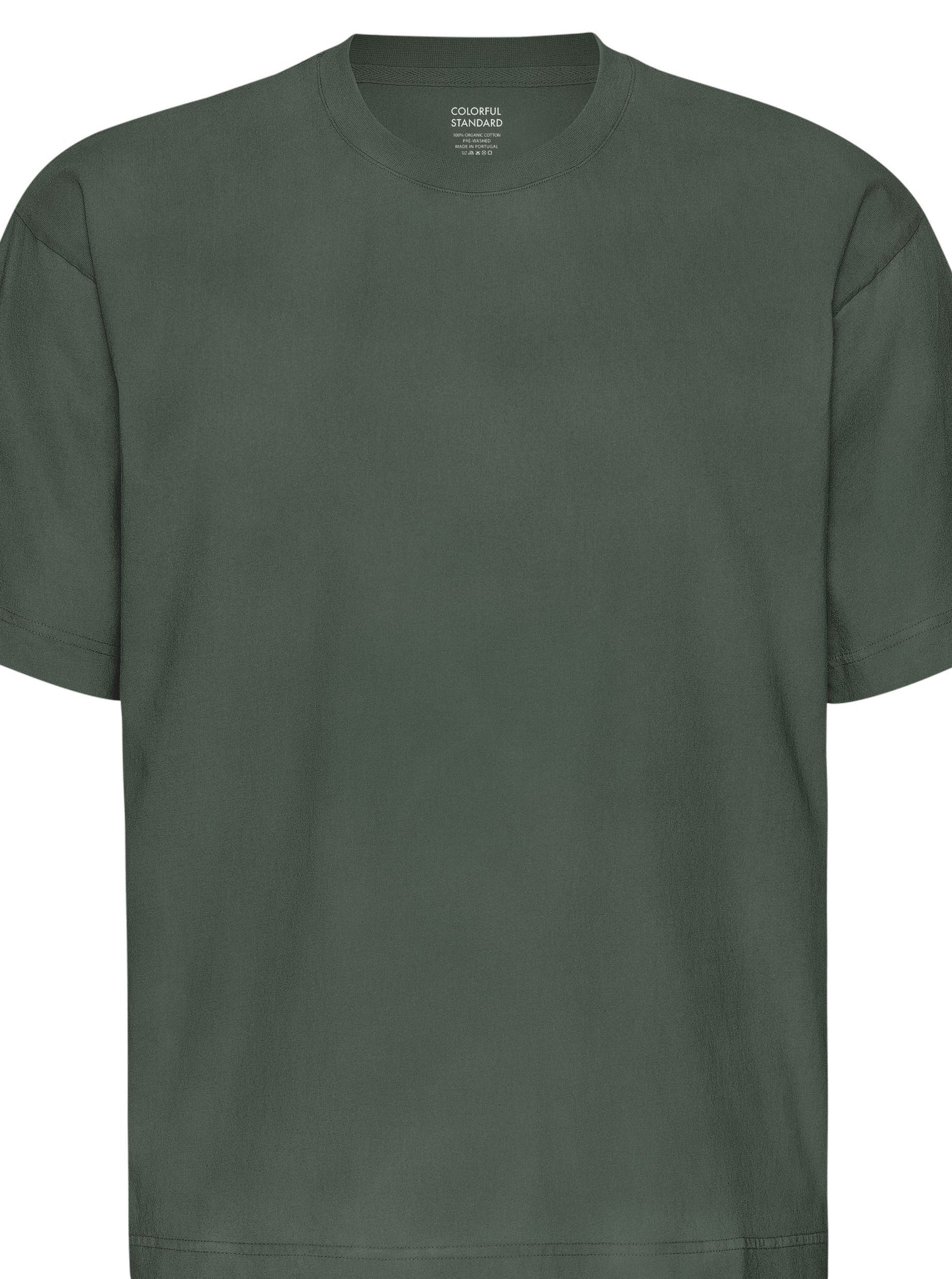 T-Shirt Oversize In Cotone Organico Verde