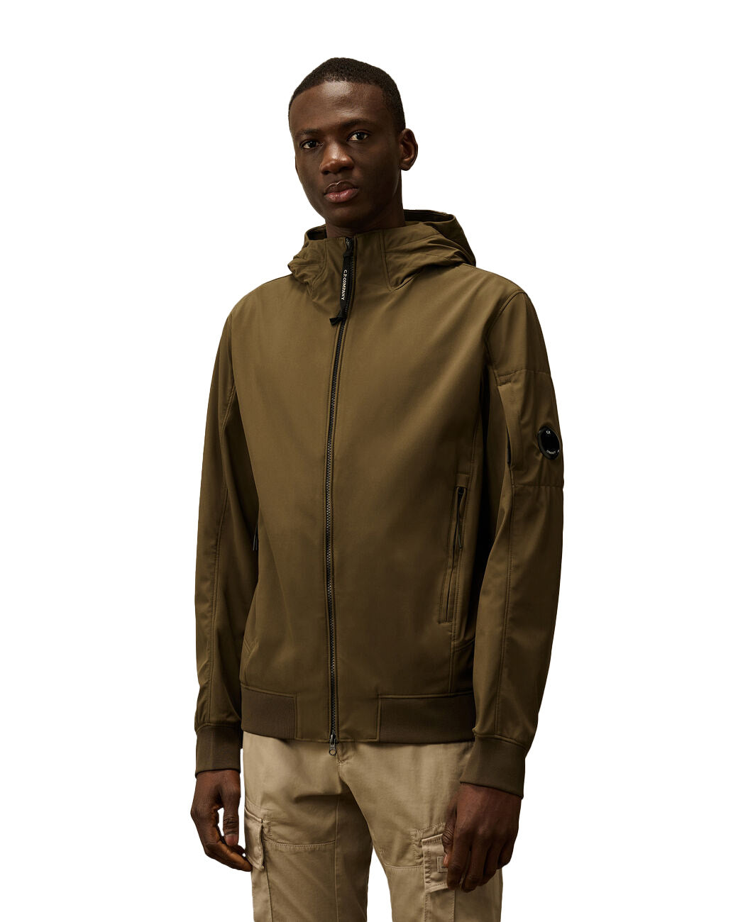 C.P. Company Shell-R Hooded Jacket Verde Militare