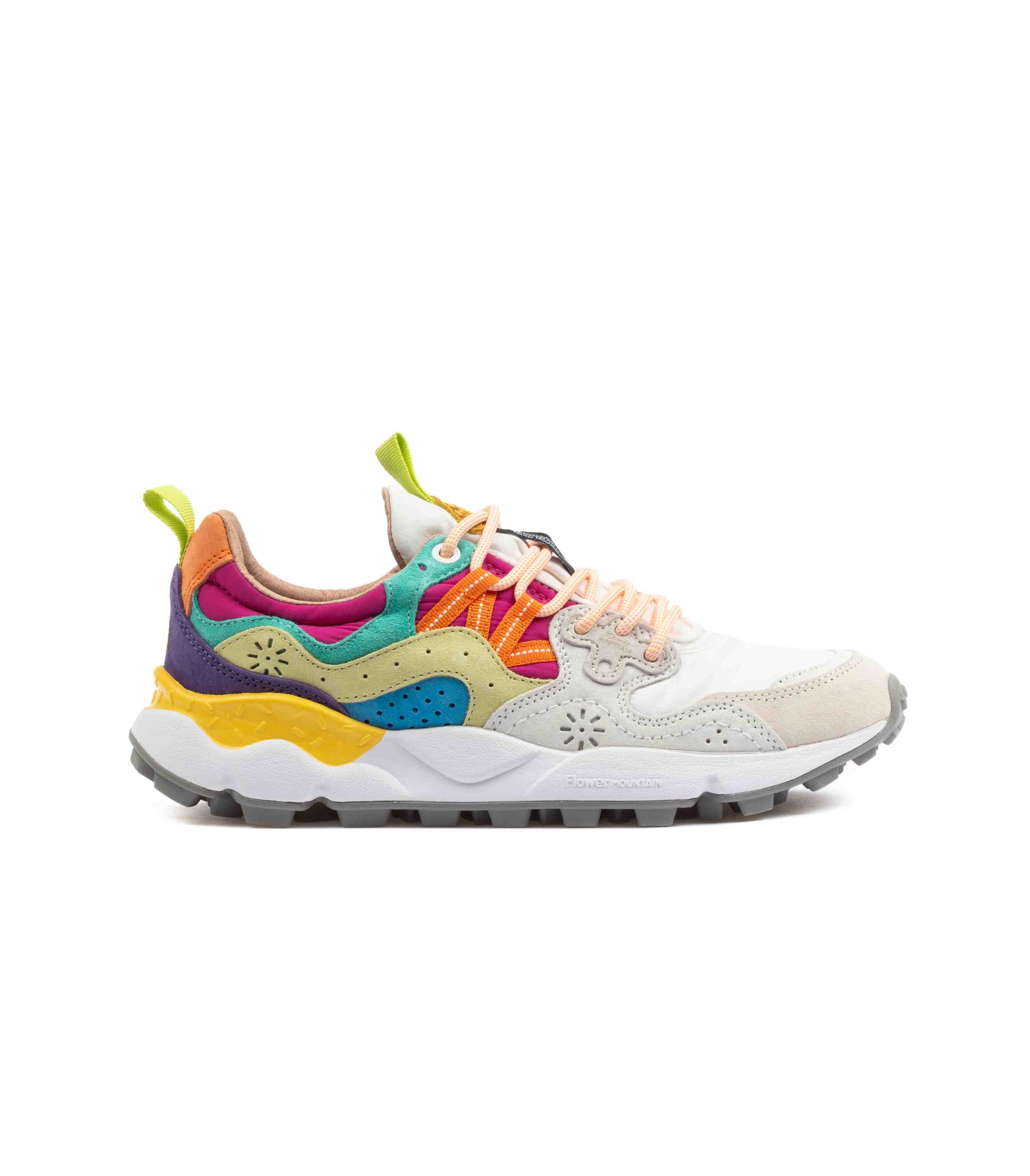 Flower Mountain Yamano 3 Suede Nylon Pink-White